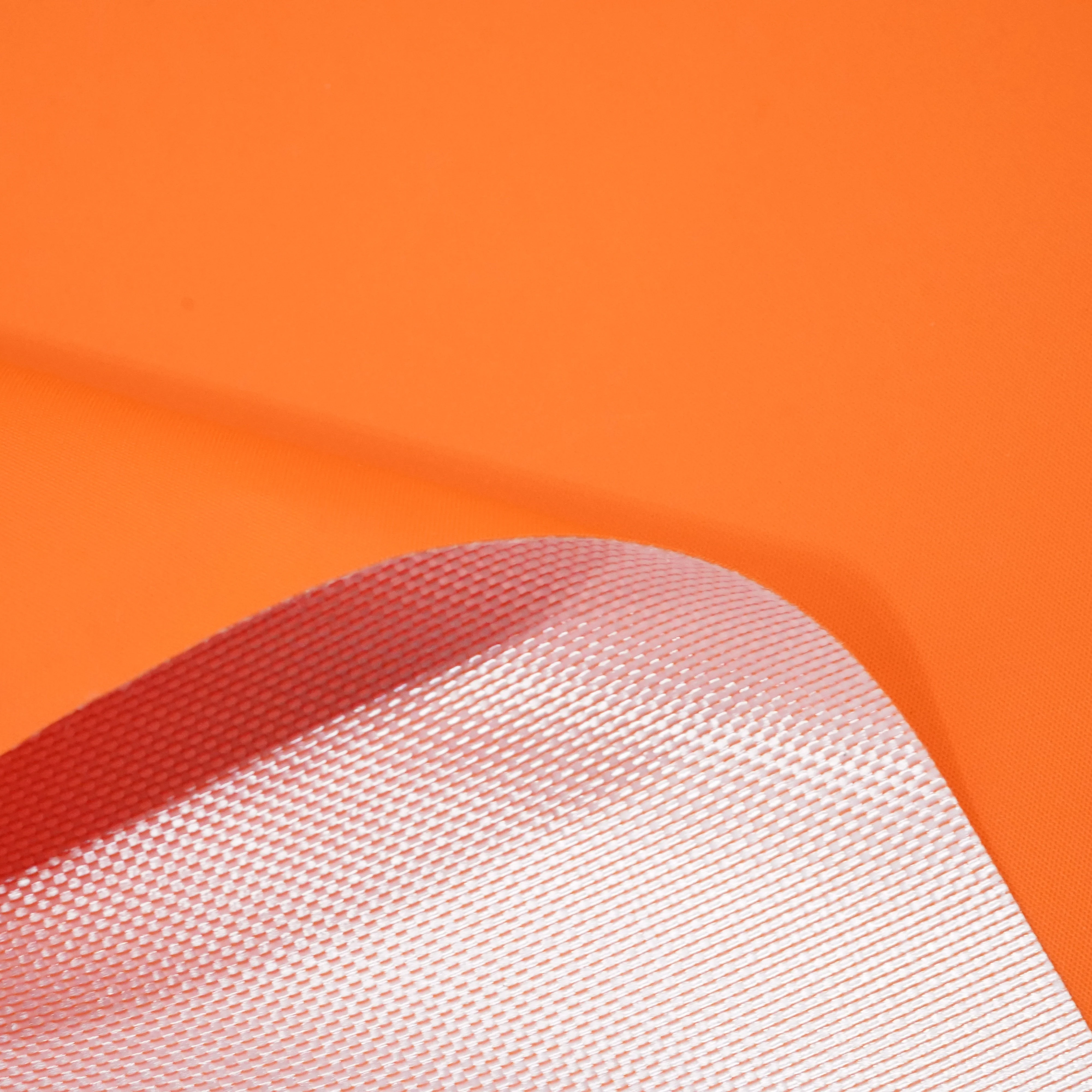560 GSM Single Side Coated PVC Fabric Orange - Image 4