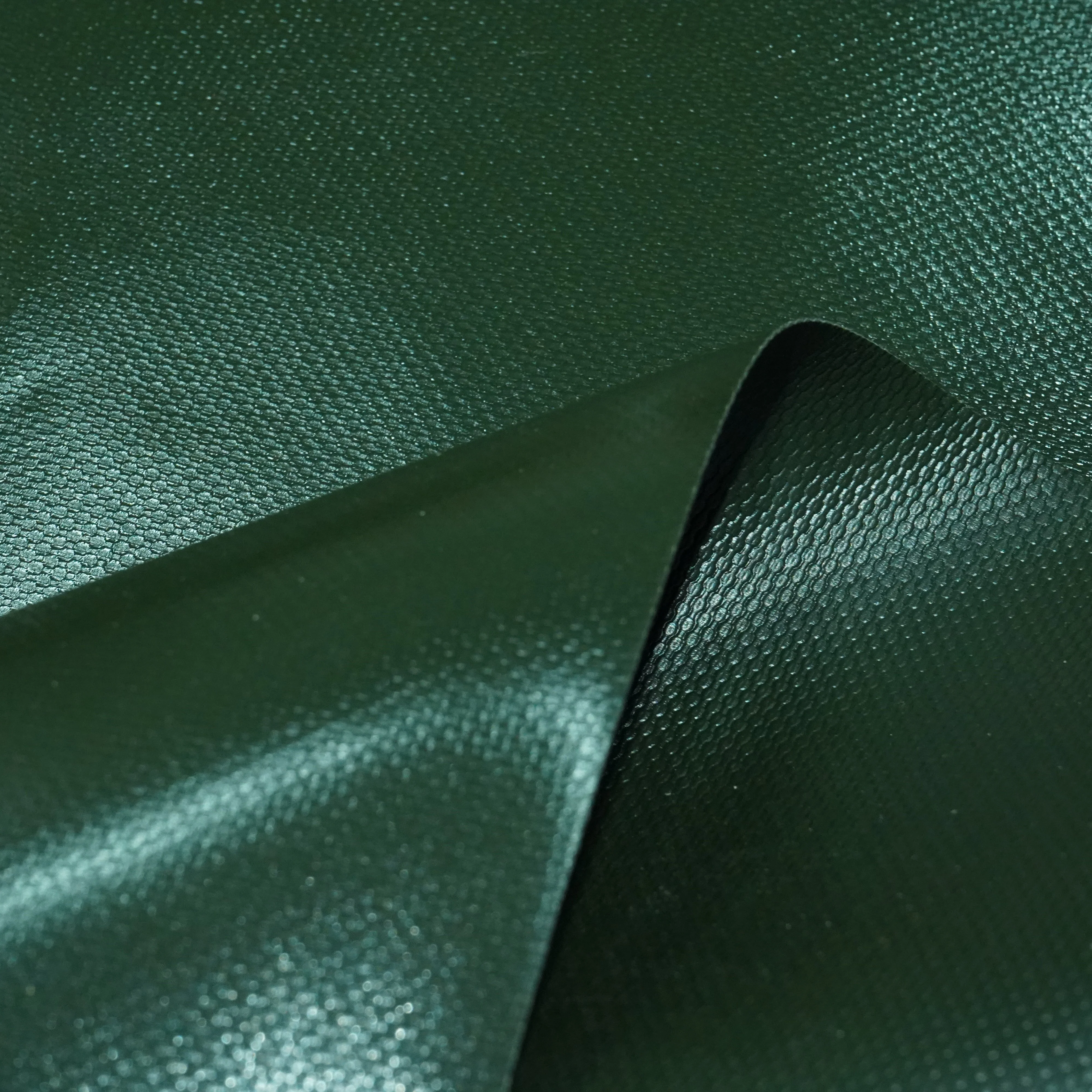 600 GSM Double Side Coated PVC Fabric Dark Green