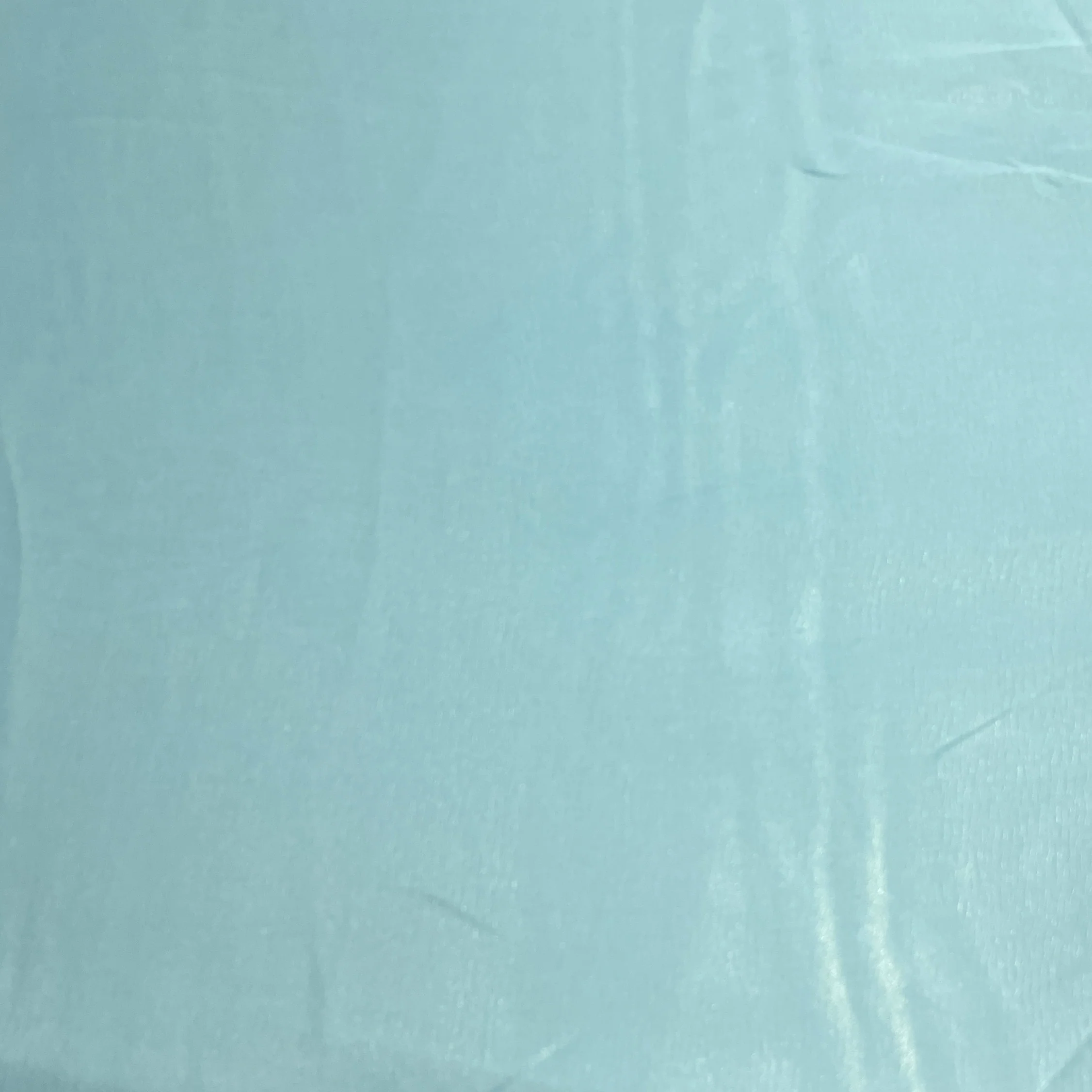 Aqua Blue Solid Gold Shimmer georgette Satin - Image 2