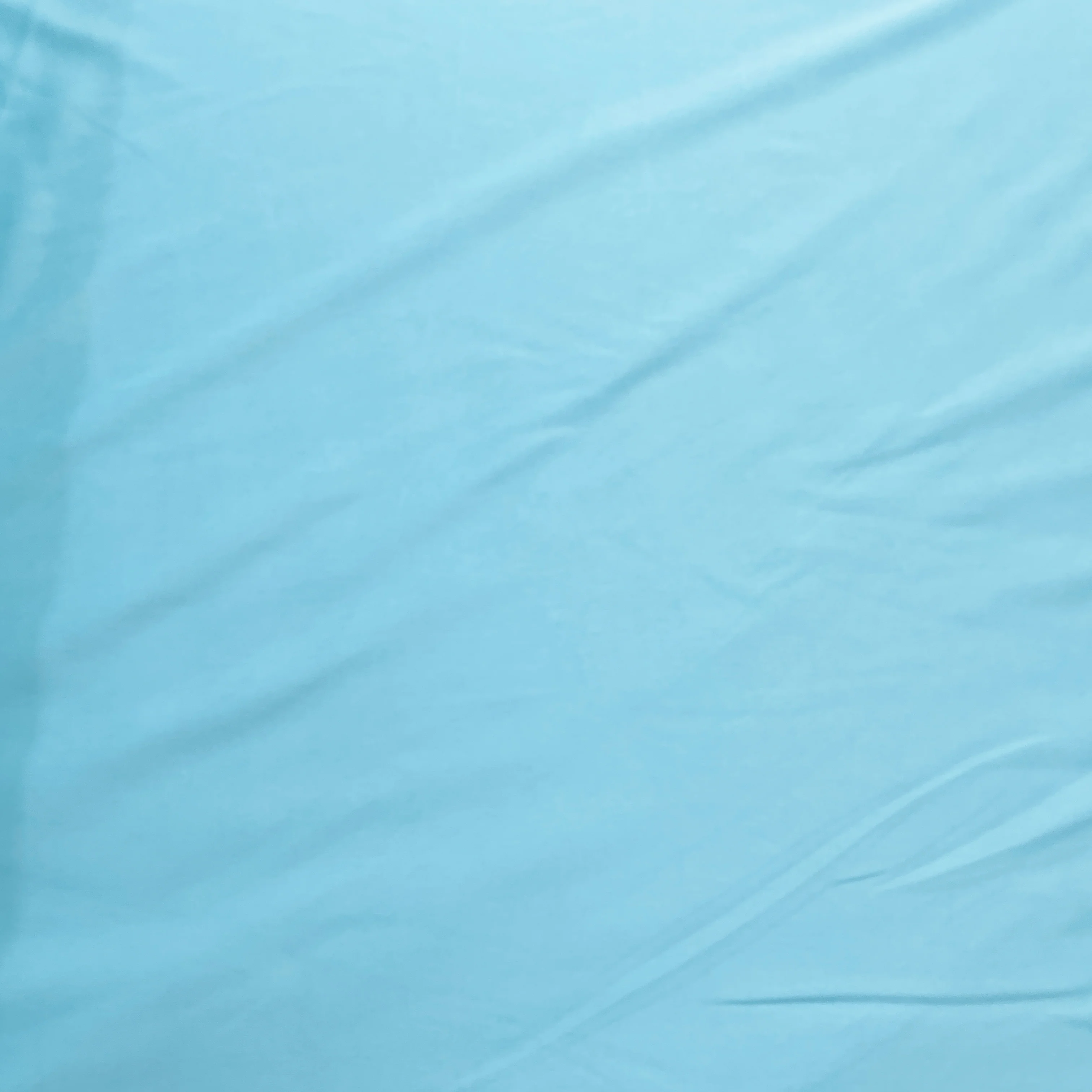 Aqua Blue Solid Lycra Dyed Fabric - Image 3