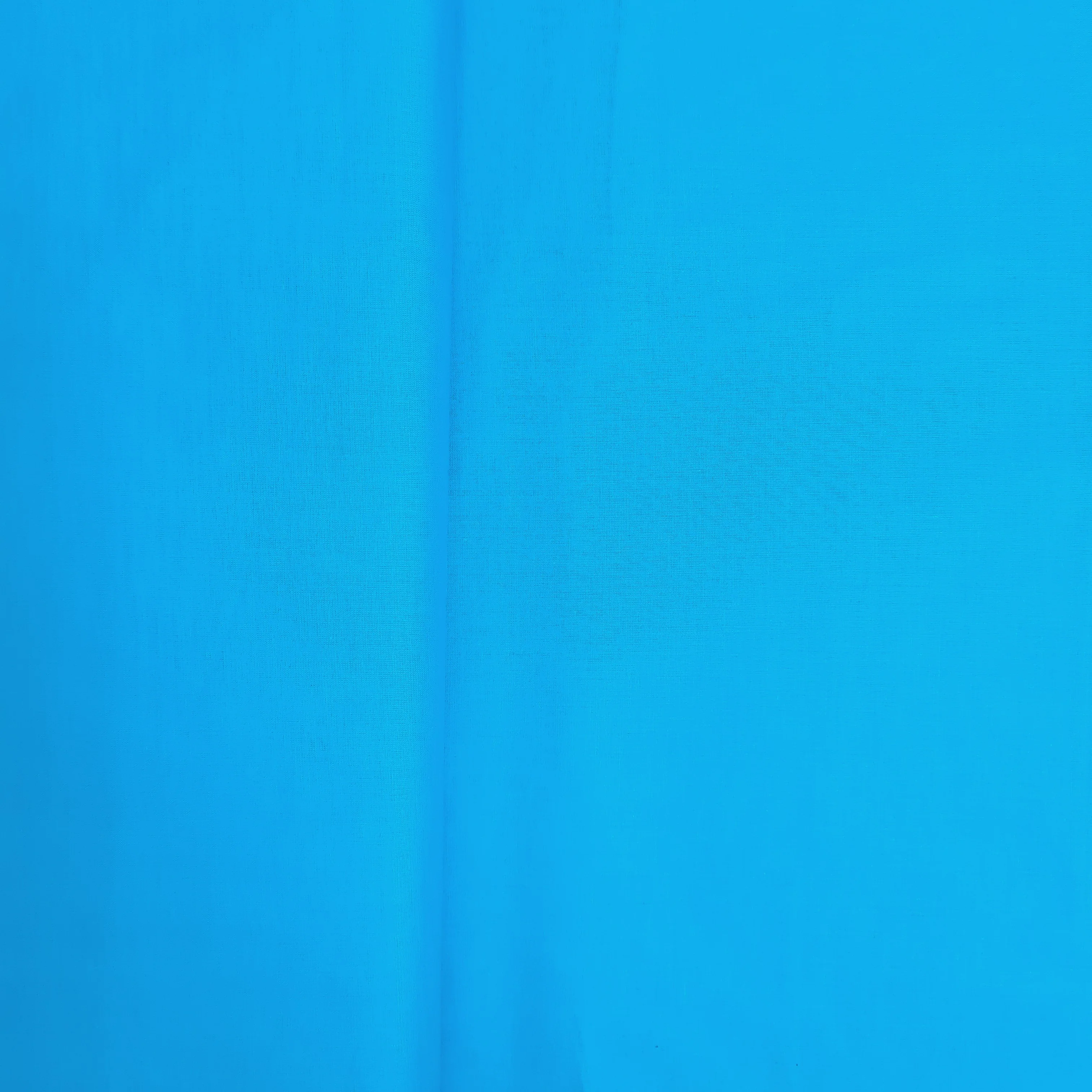 Azure Solid Cotton Fabric - Image 3