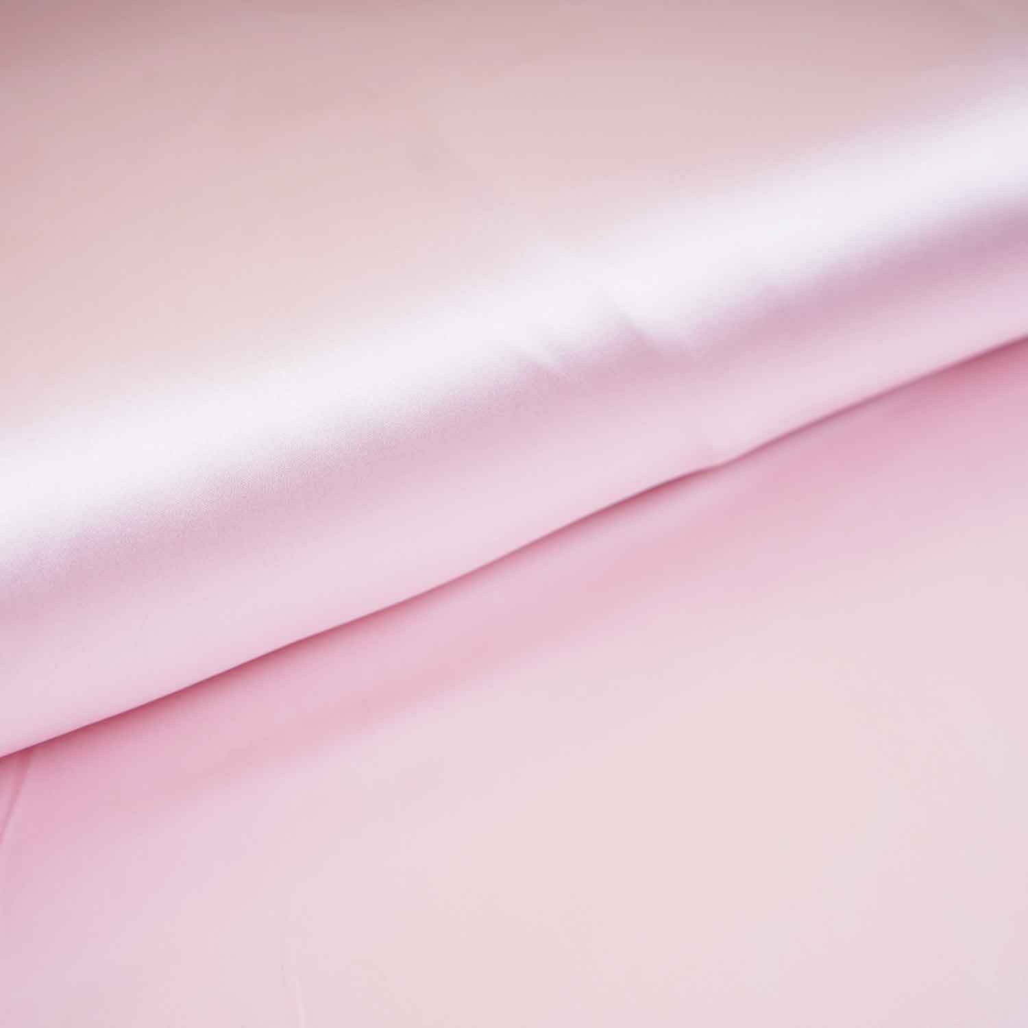 Baby Pink Solid Celina Satin Fabric OE-29007 - Image 4