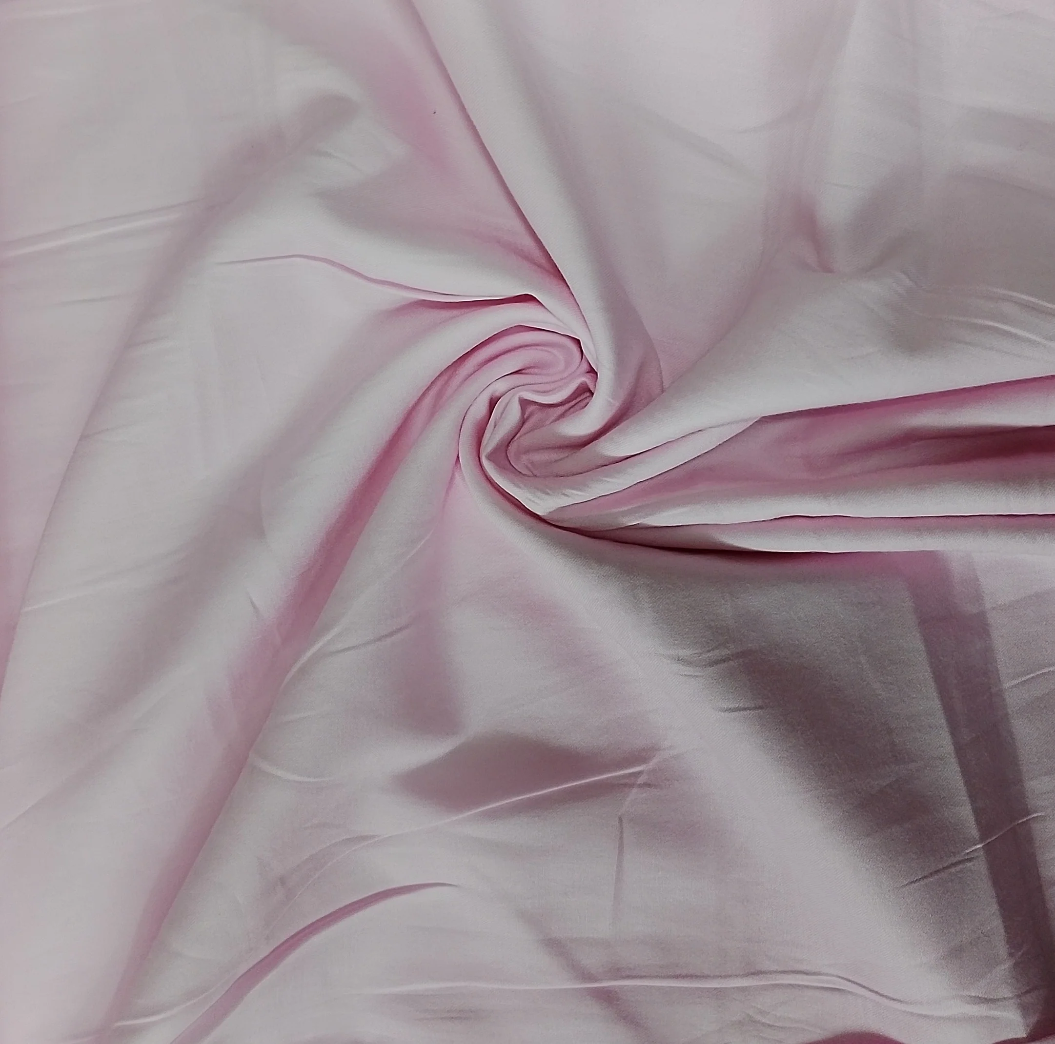 Baby Pink Solid Cotton Mulmul Fabric 17029 - Image 2