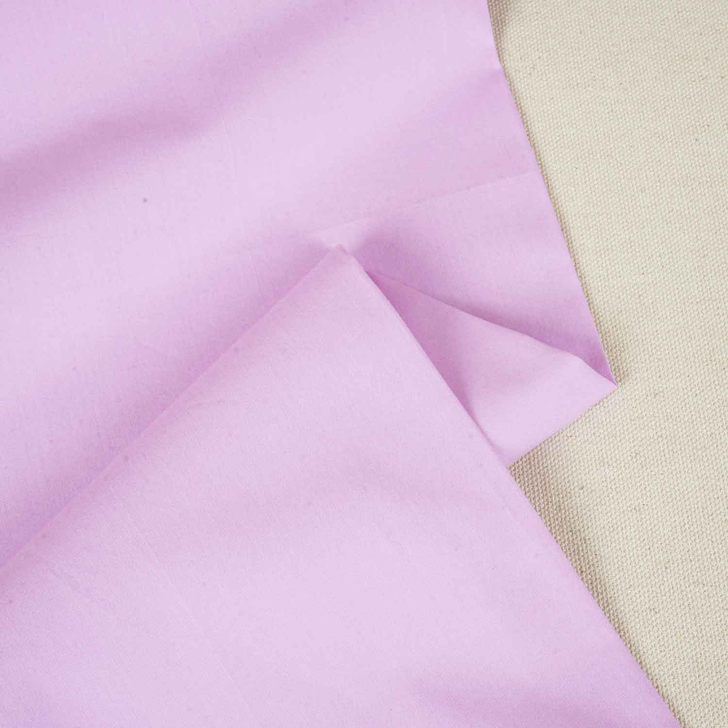 Baby Pink Solid Poplin Fabric LSF-27895 - Image 2