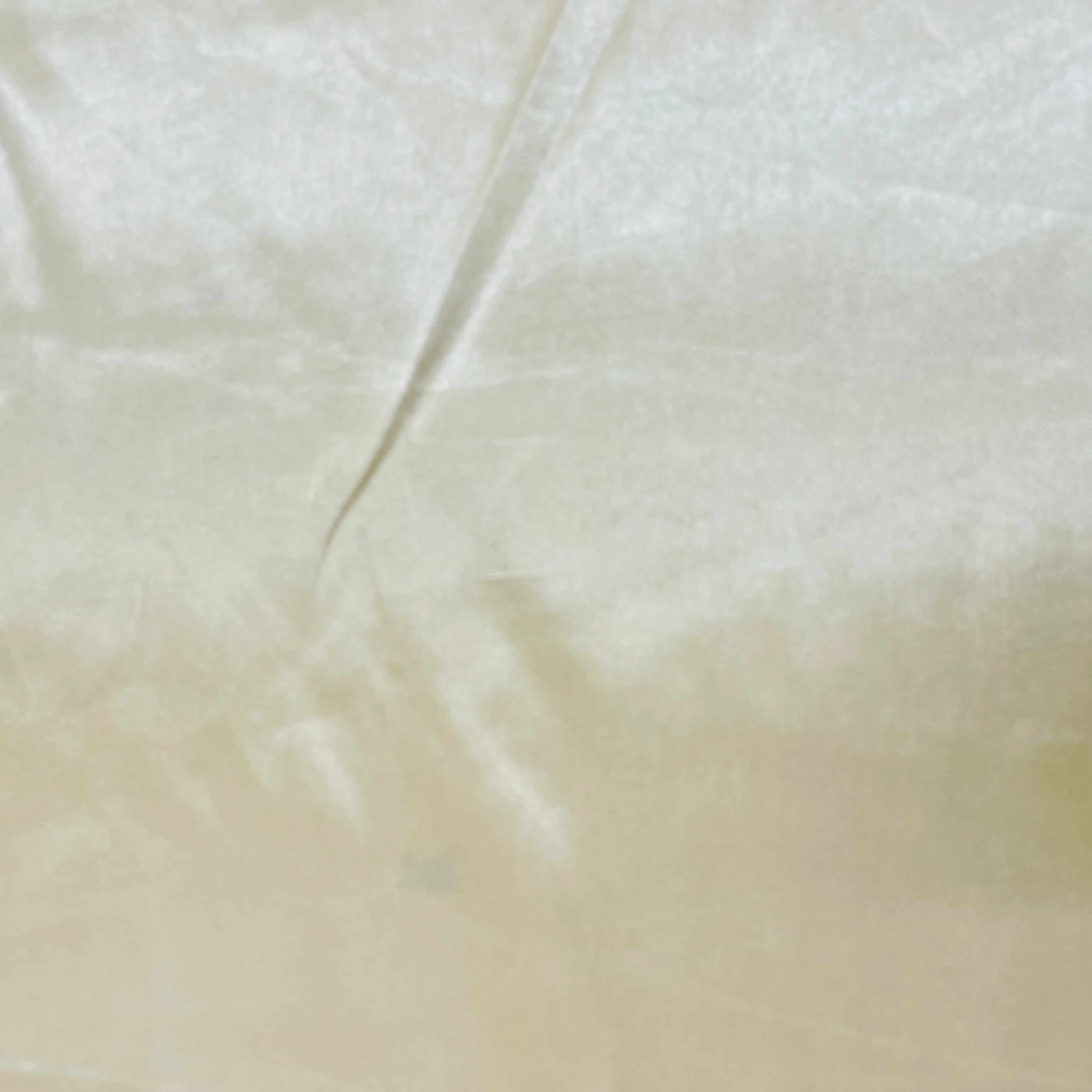 Banana Yellow Solid Satin Fabric - Image 2