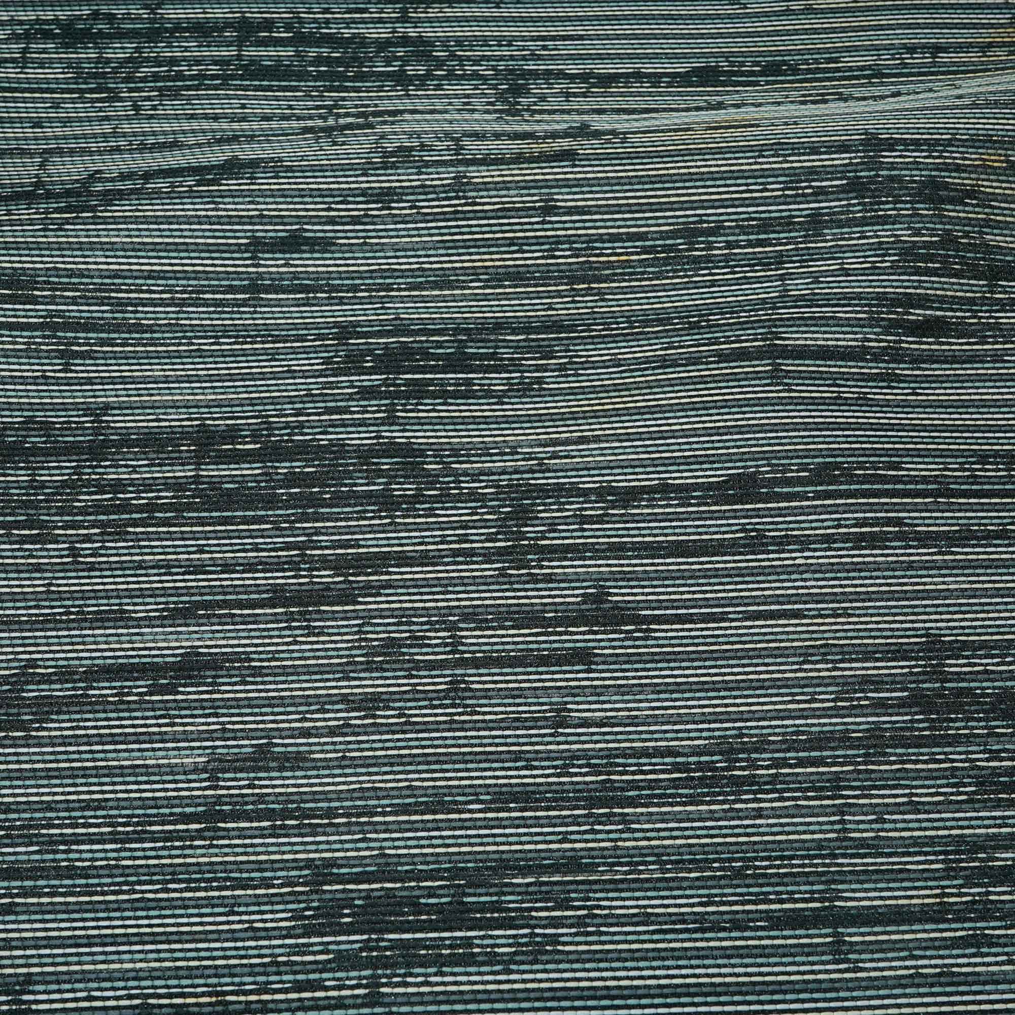Black & Grey Stripes Brocade Jacquard OE-9495 - Image 4
