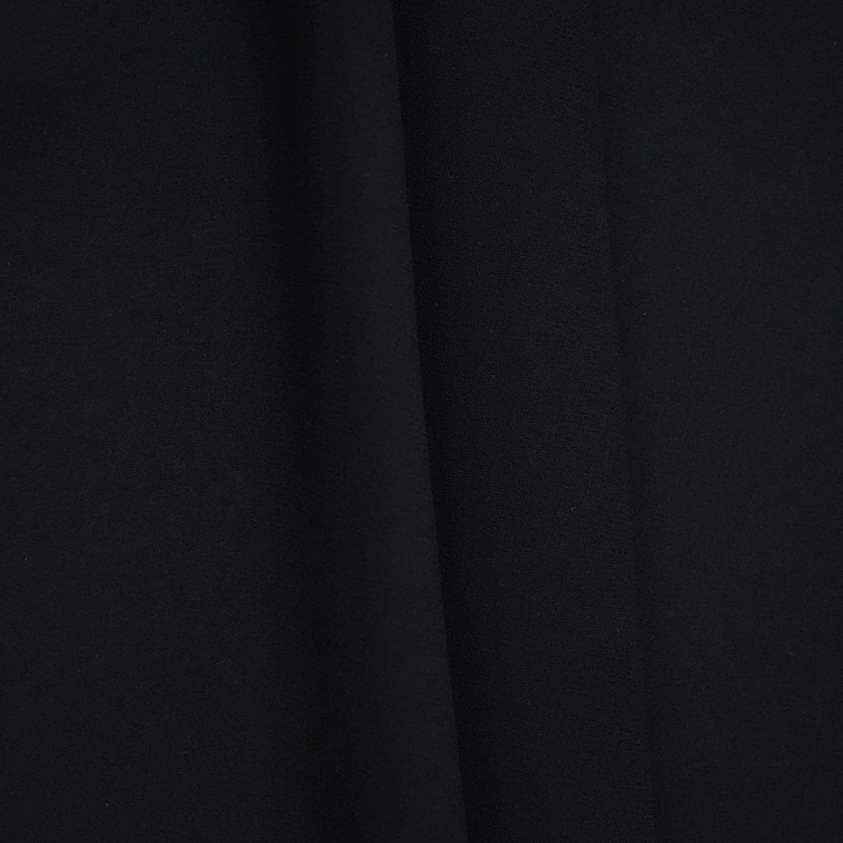 Black Solid 60Gm Georgette Fabric SSMG-35 - Image 5