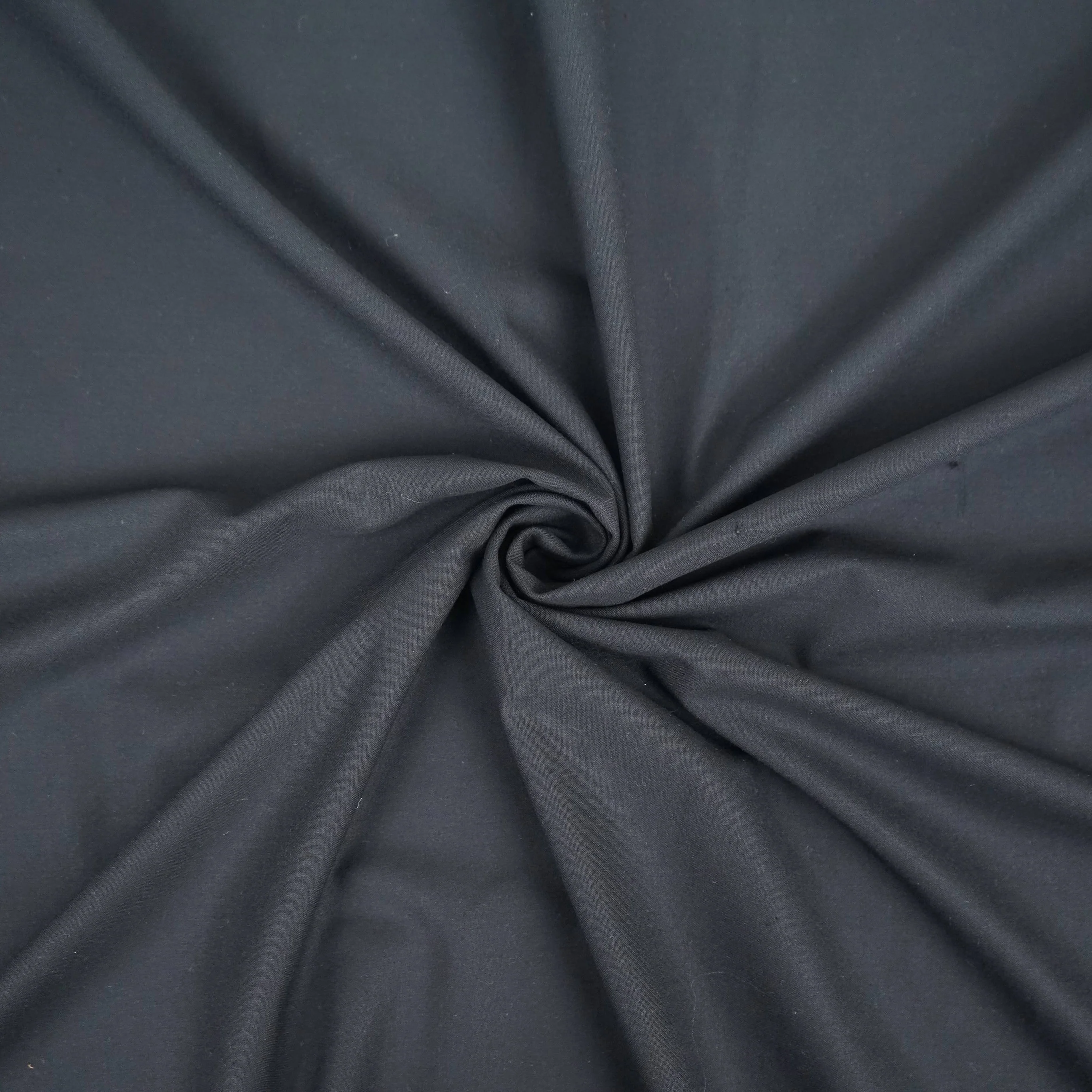 Black Solid Lycra Suiting Fabric ASMI-31292 - Image 3