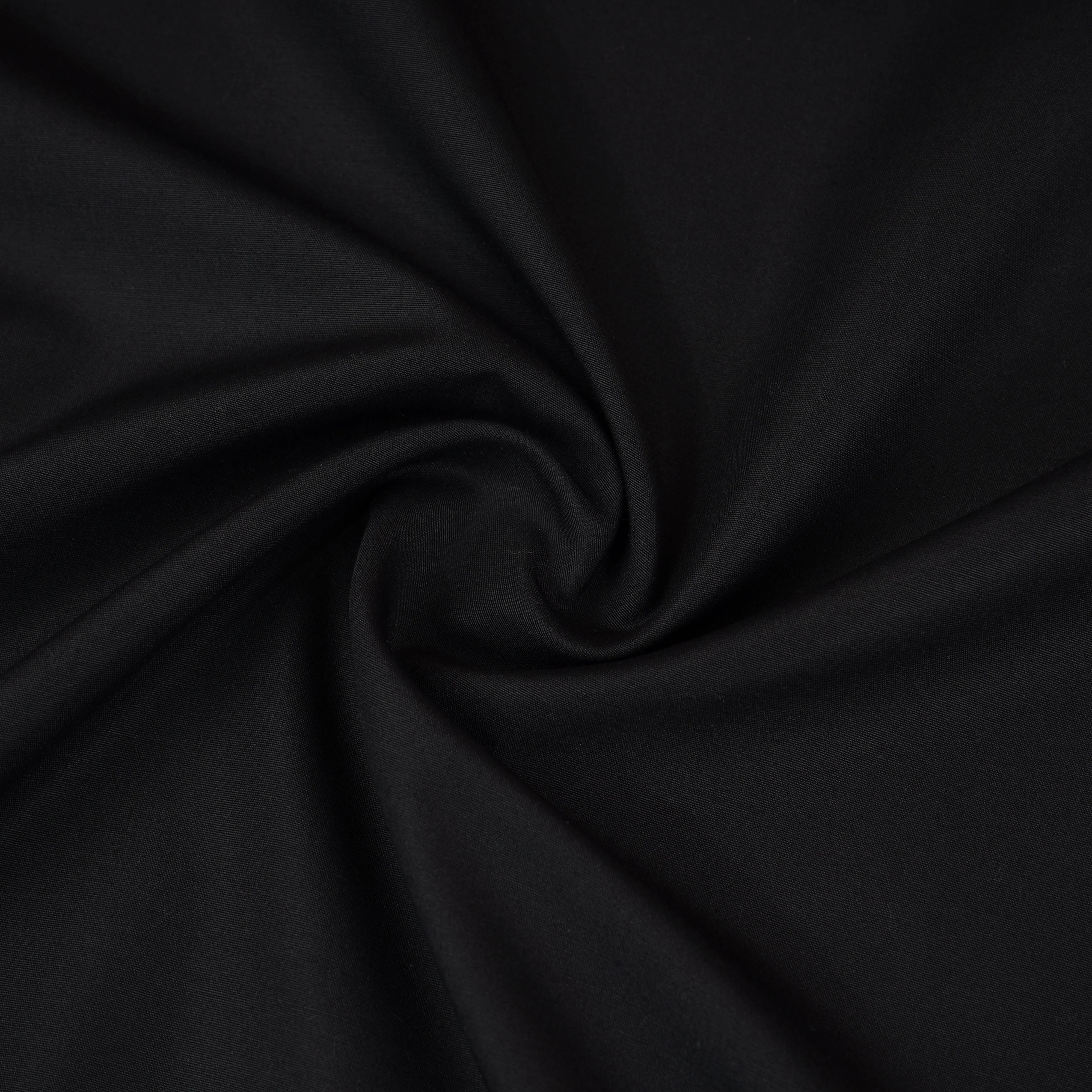 Black Solid Micro Cotton Fabric MFM-30148 - Image 3