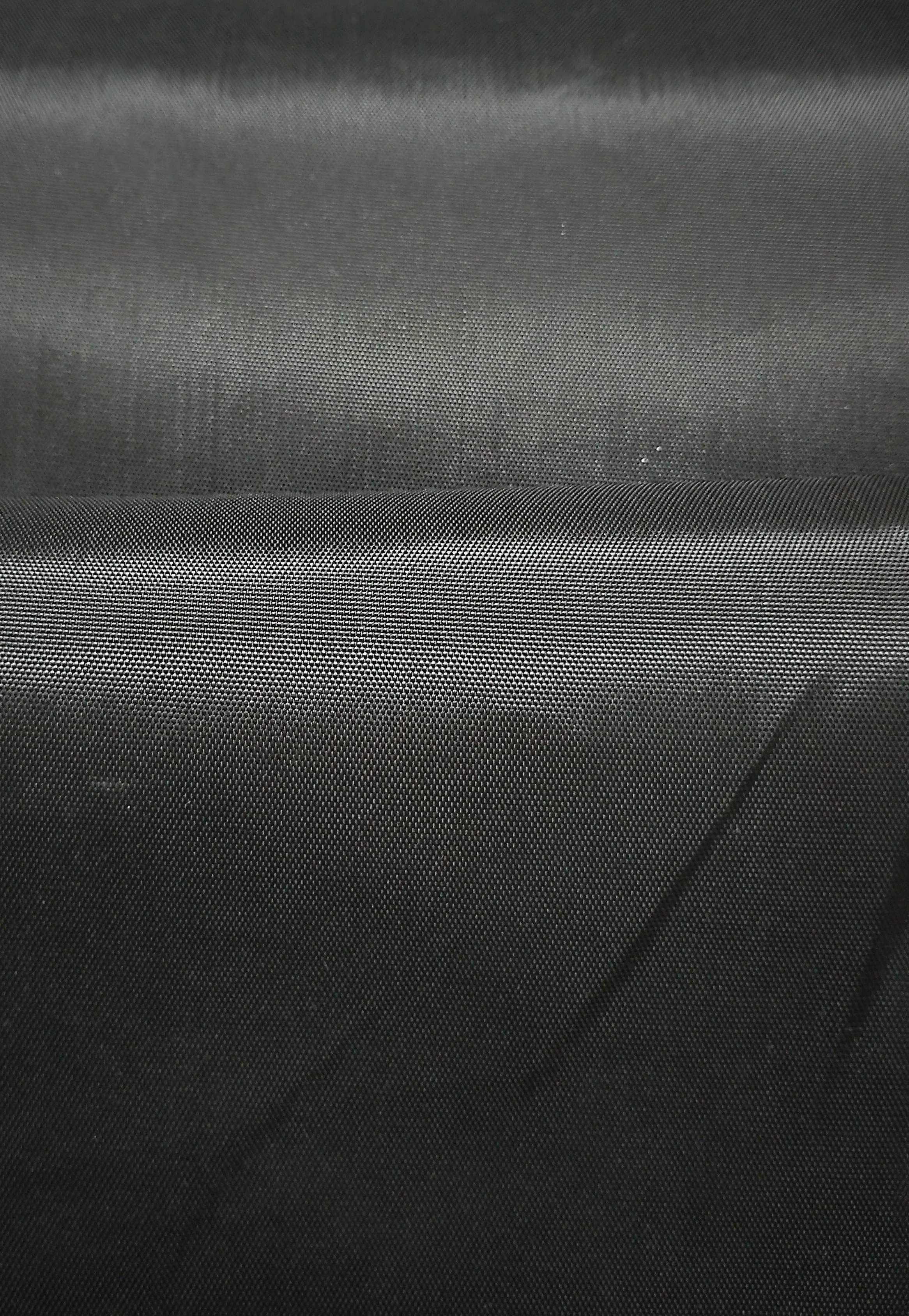 Black Solid Taffeta Fabric 21099