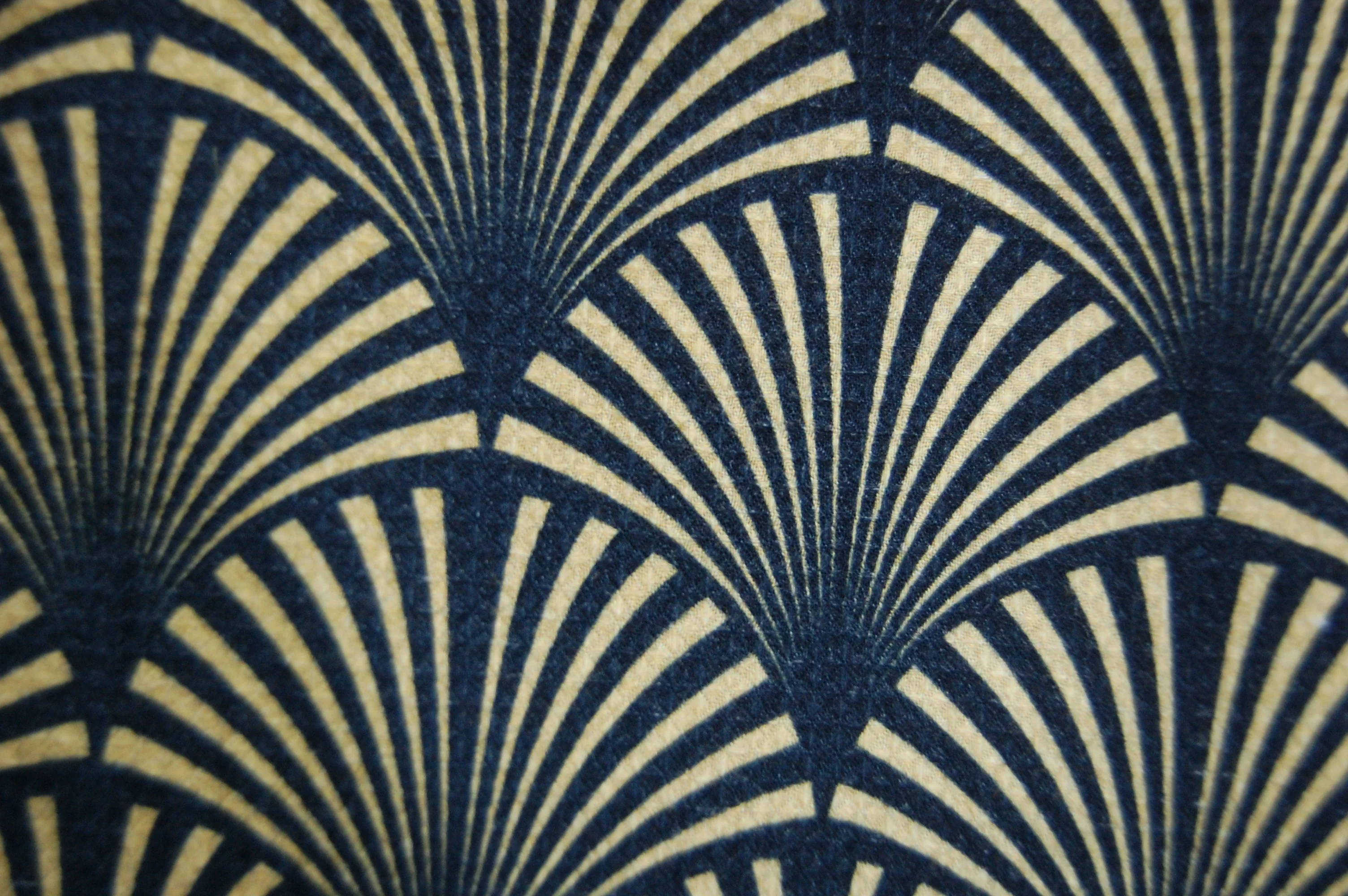Black Traditional Print Viscose Dobby Fabric - Image 3