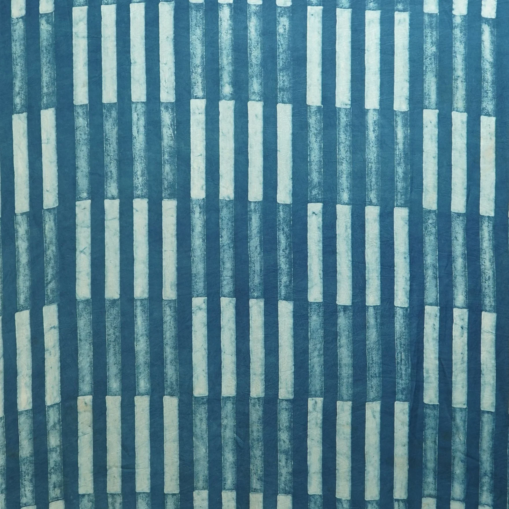 Blue Ajrakh print Modal Silk Kaftan EEG-31634 - Image 2