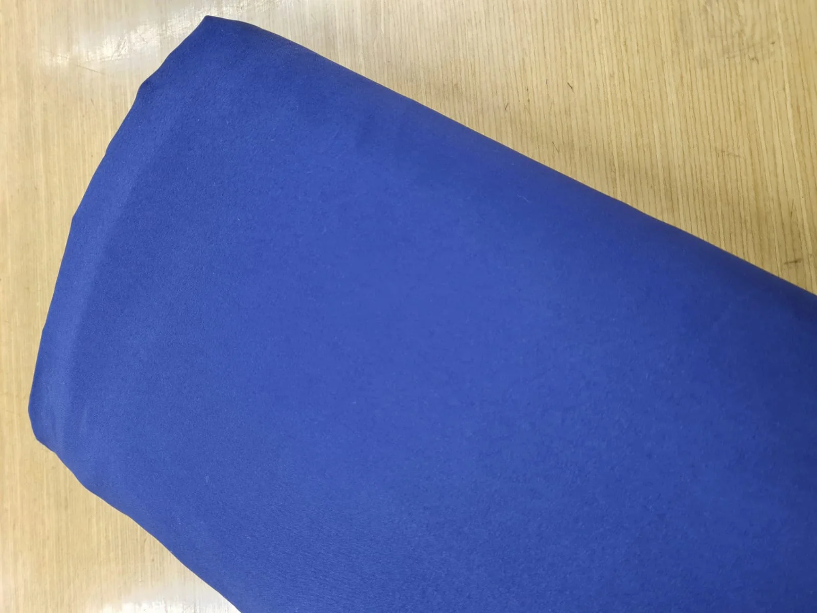 Blue Color Solid Texo Dyed Fabric - Image 3