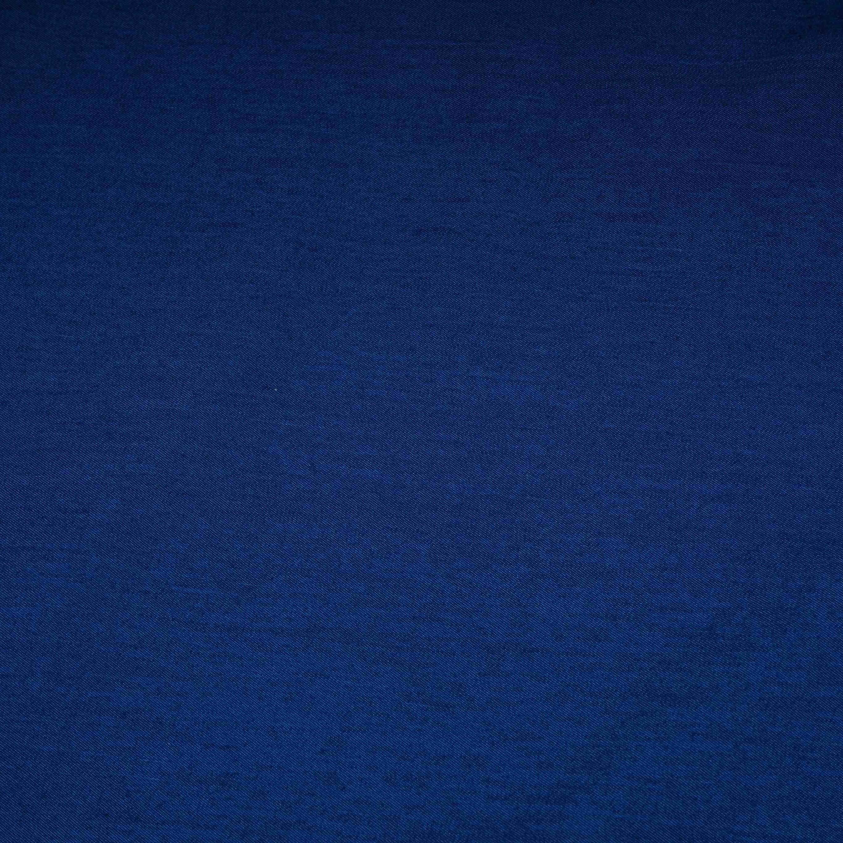 Blue Floral Embroidery Denim Fabric TF-30598 - Image 2