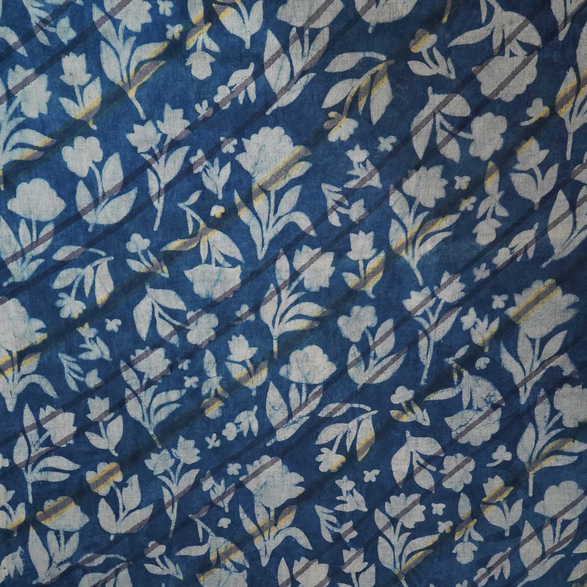 Blue Mulmul Fabric NC-24589 - Image 4