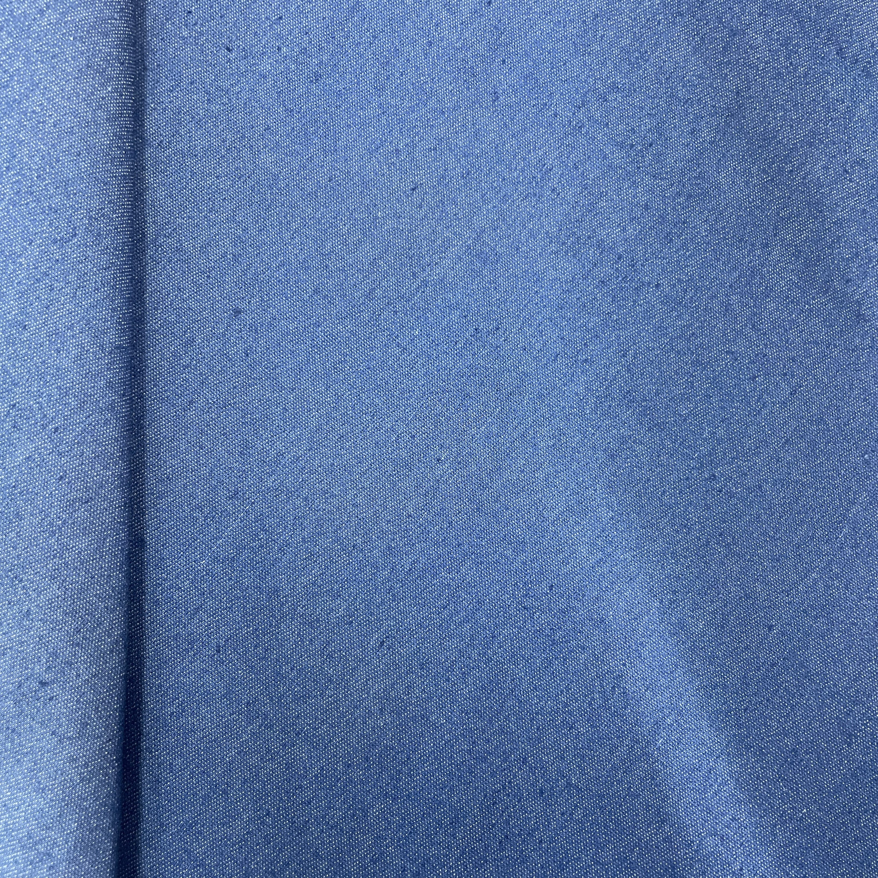 Blue Solid Denim Fabric 19639 - Image 3