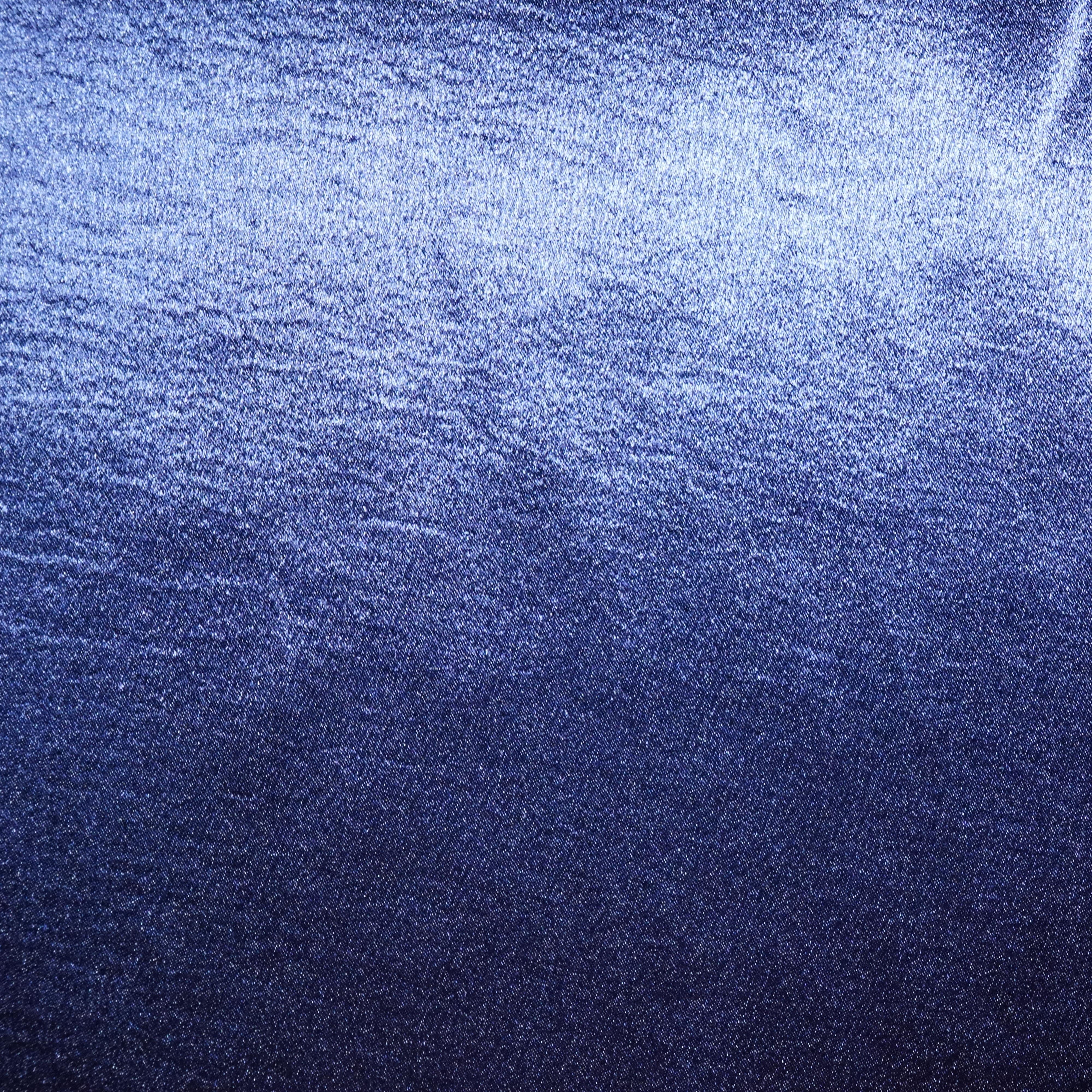 Blue Solid Soft Satin Fabric 21906 - Image 3