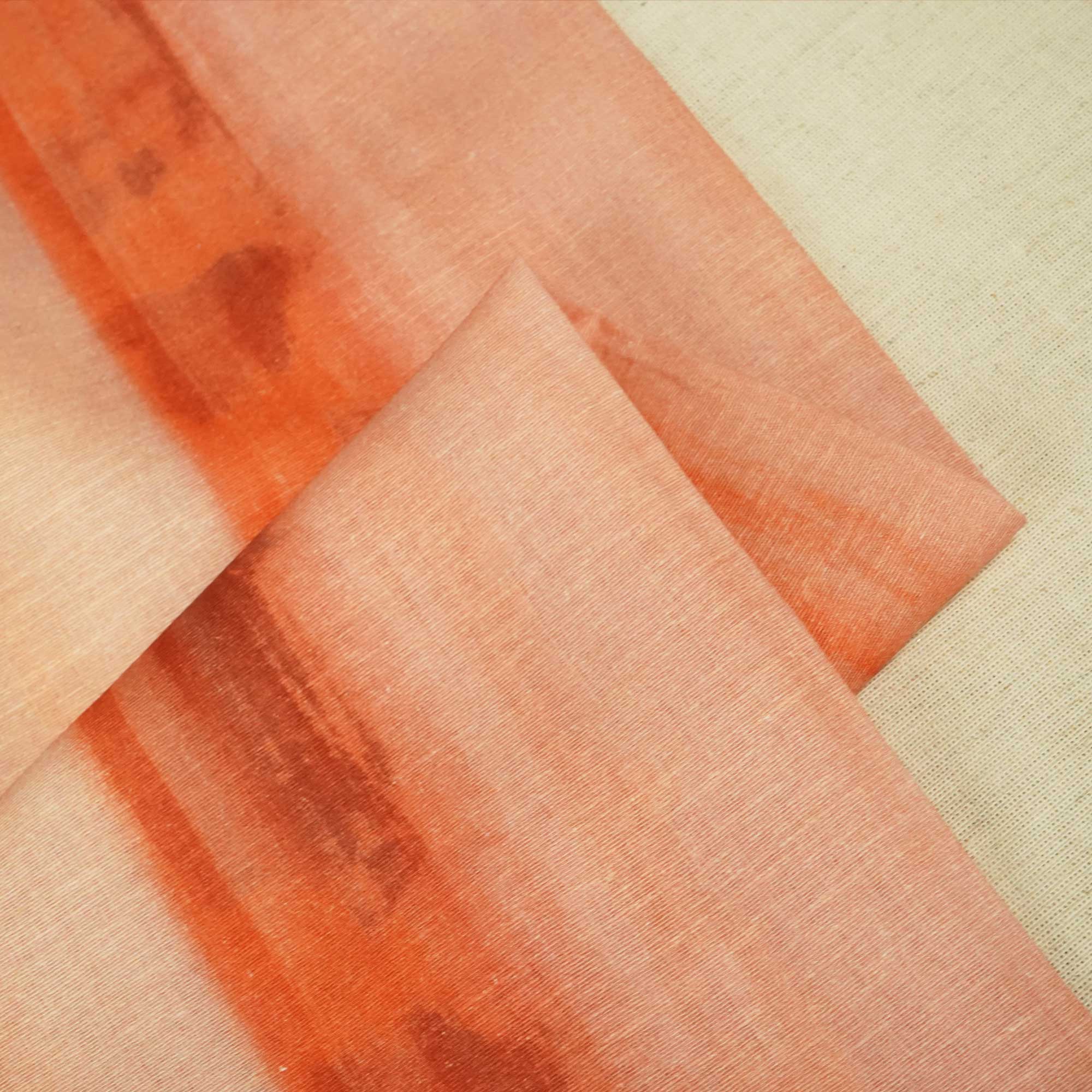 Brown Shibori Print Linen Fabric RM-25355 - Image 2