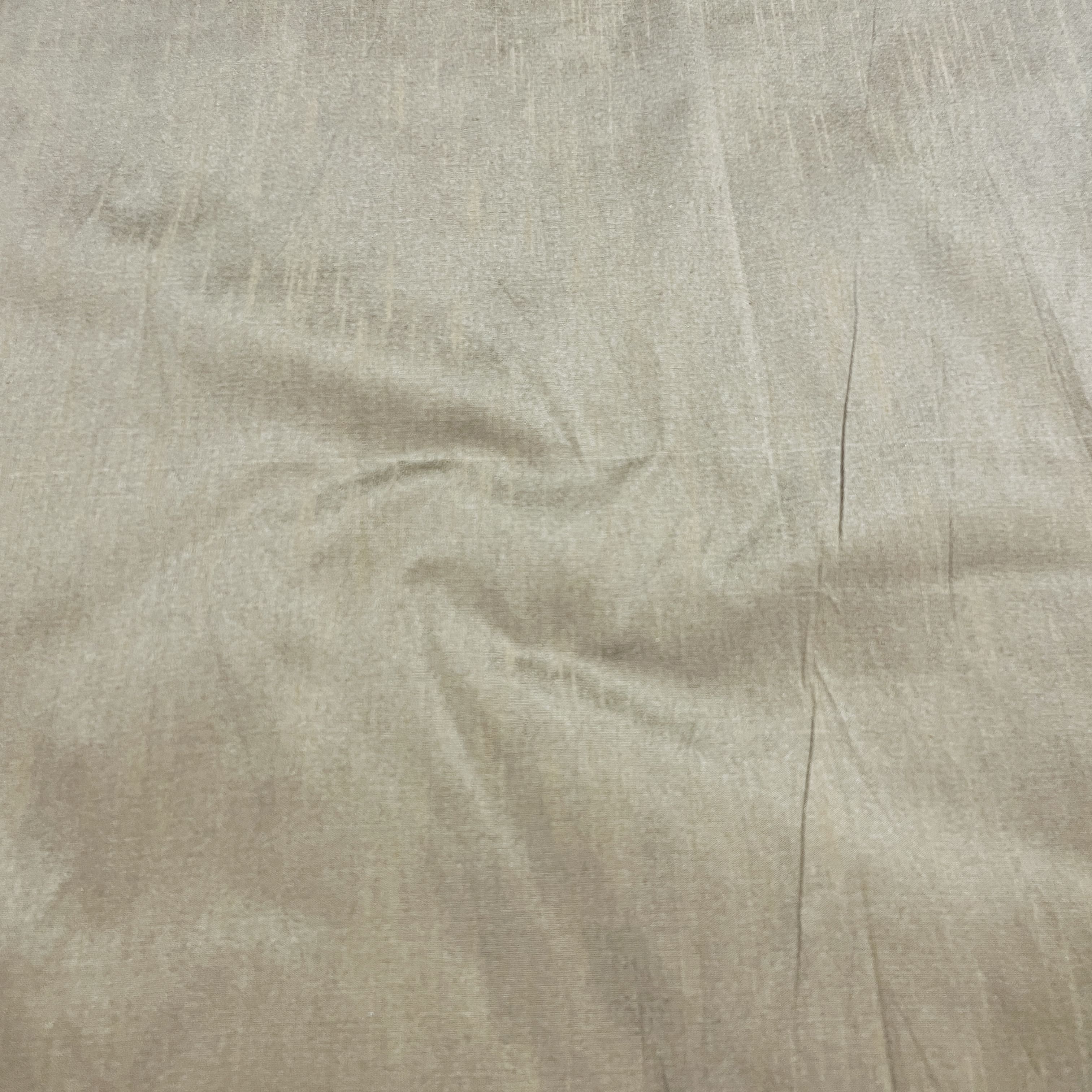 Brown Solid Dupian Silk Fabric - Image 2