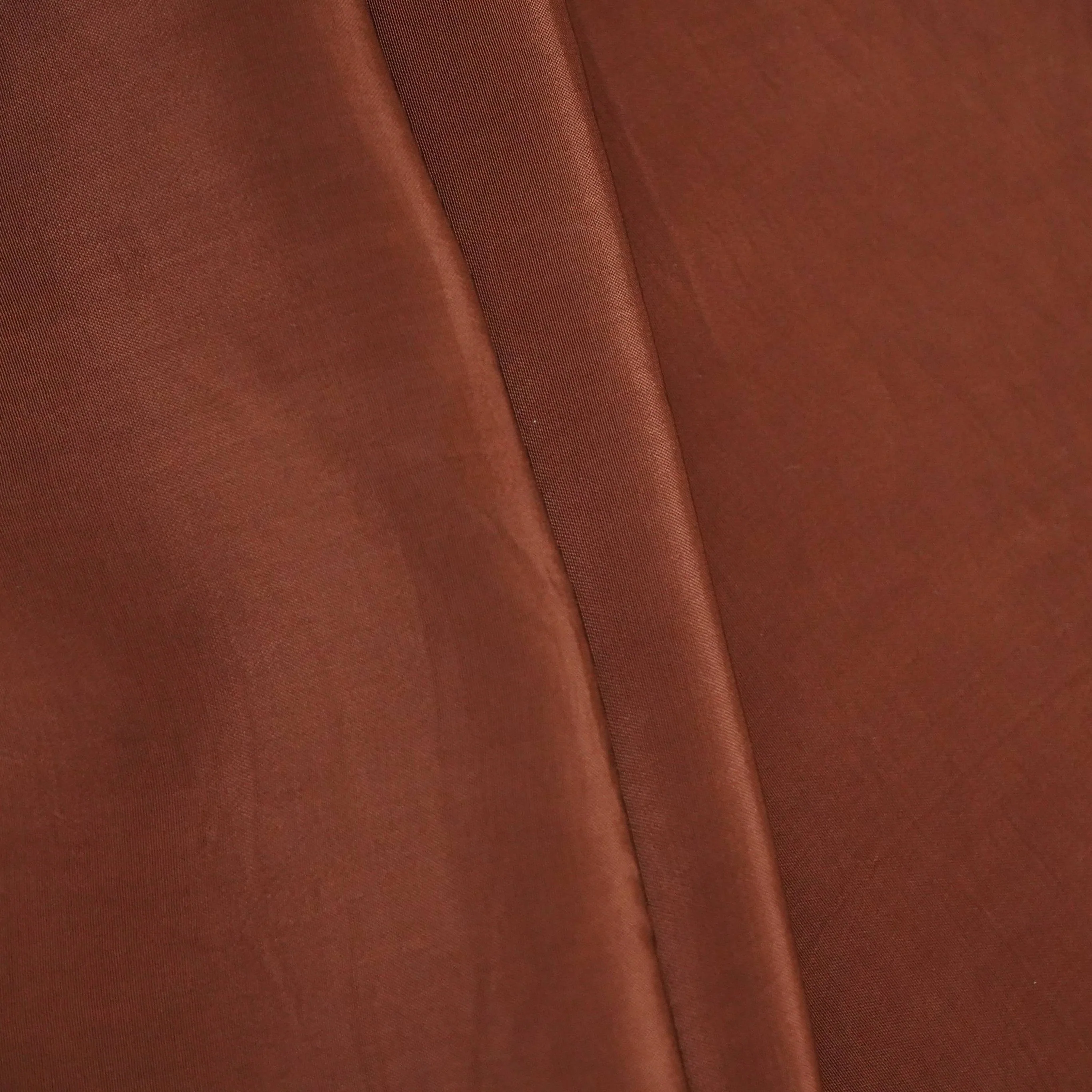 Brown Solid Natural Crepe Fabric BSN-16 - Image 5