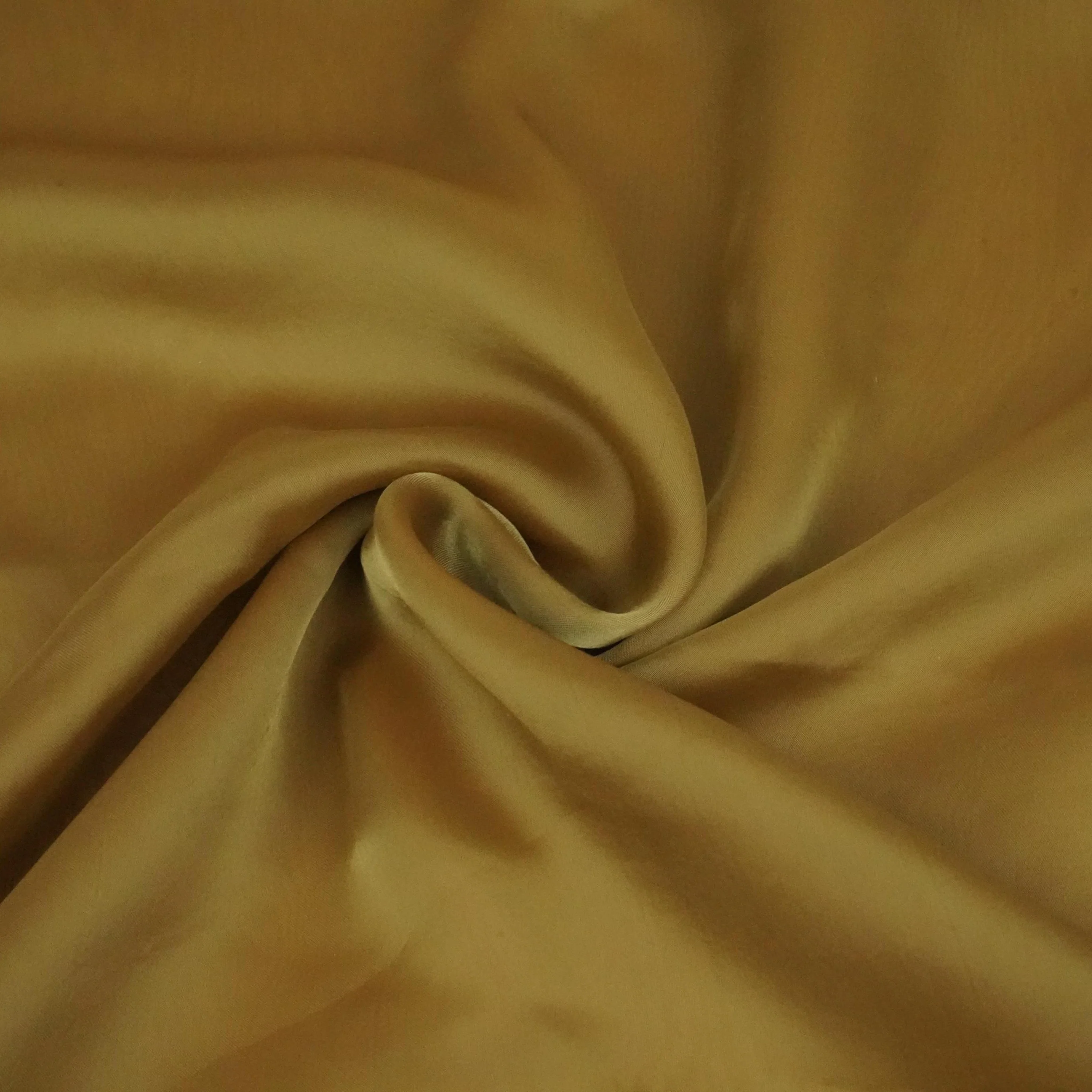 Brown Solid Roman Silk Fabric PFM-09 - Image 4