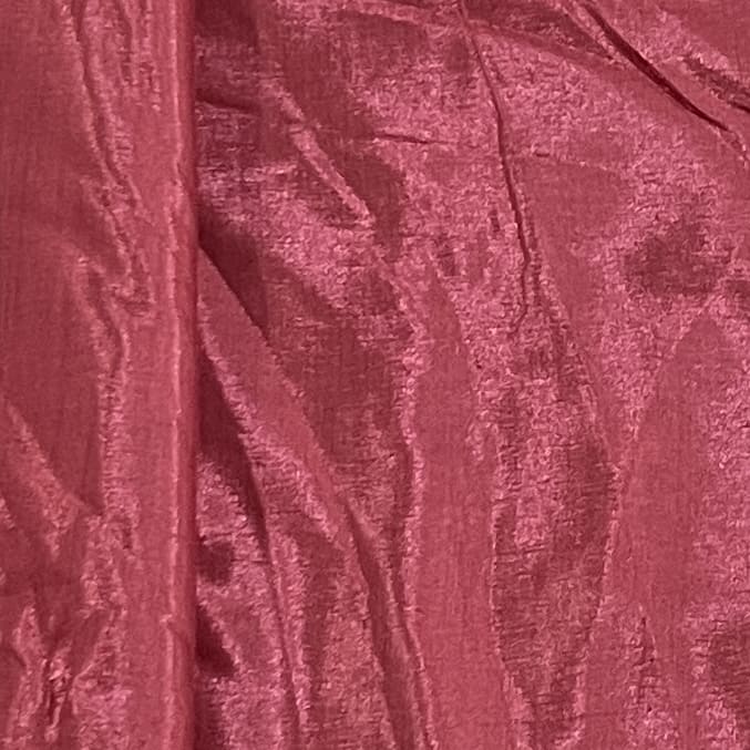 Burnt Umber Brown Solid Shantoon Fabric - Image 3