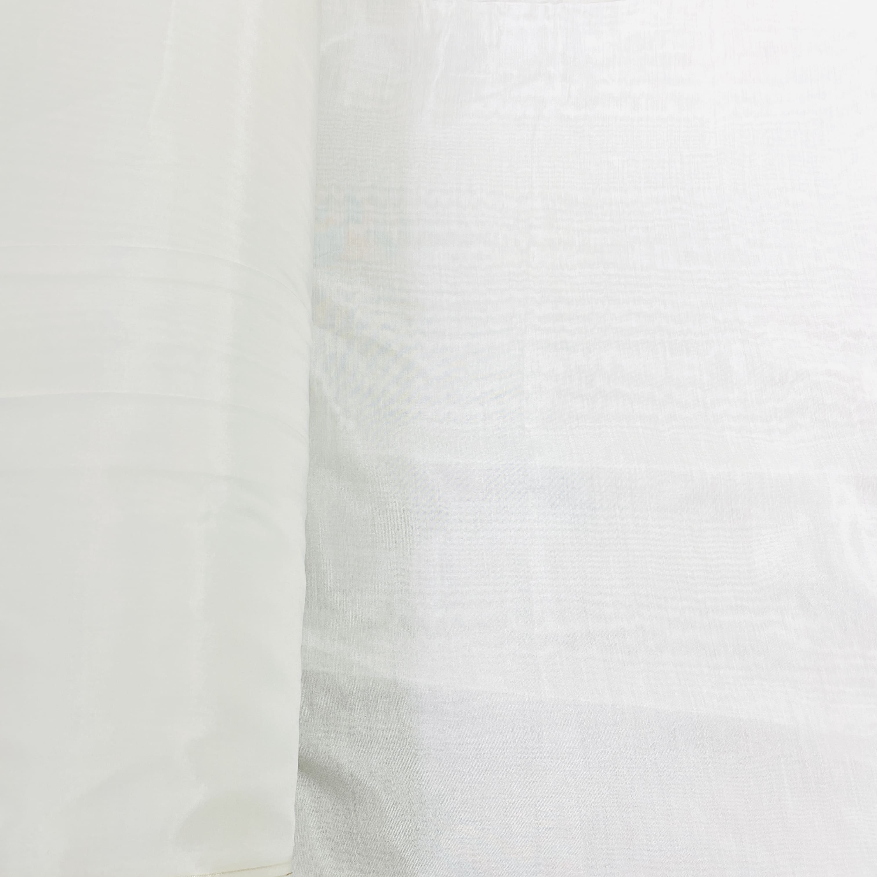 Exclusive White Solid Dyeable Muslin Fabric - Image 2