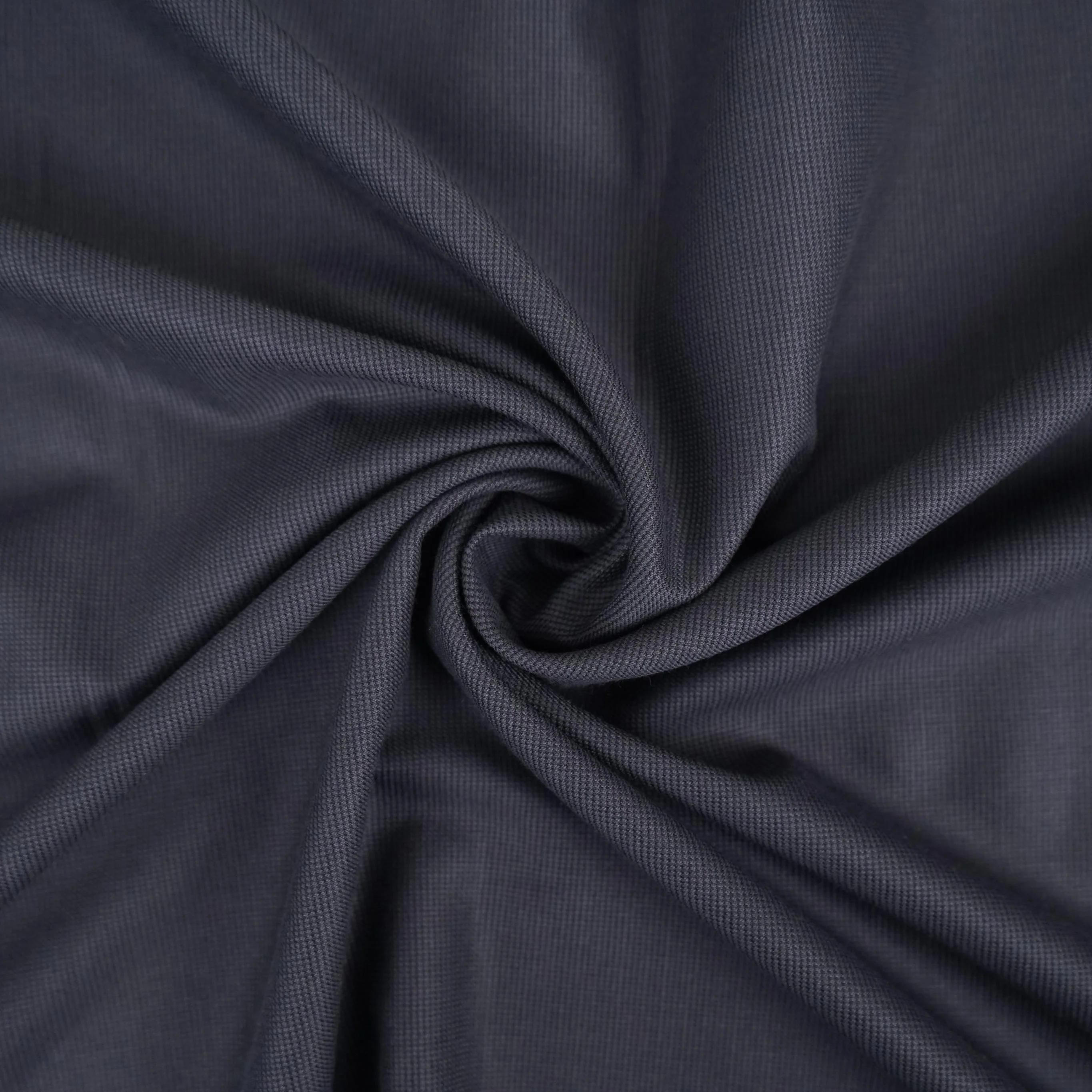 Charcoal Grey Solid Suiting Fabric ASMI-31298 - Image 3