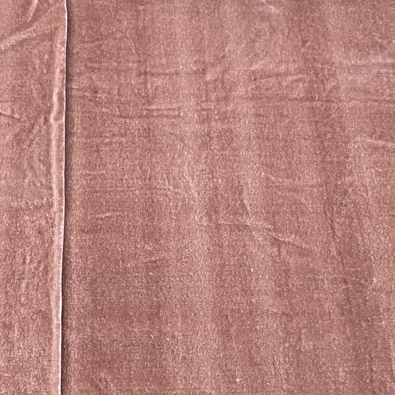 Classic Brown Solid Viscose Velvet Fabric - Image 3
