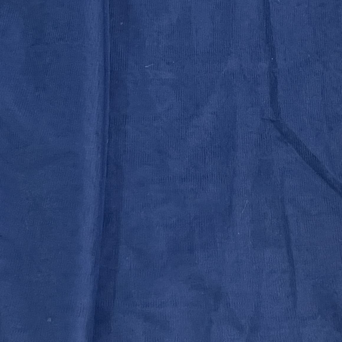 Classic Dark Navy Blue Solid Net Fabric - Image 3