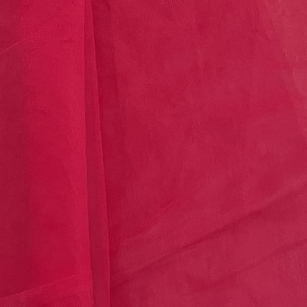 Classic Dark Red Solid Net Fabric - Image 3