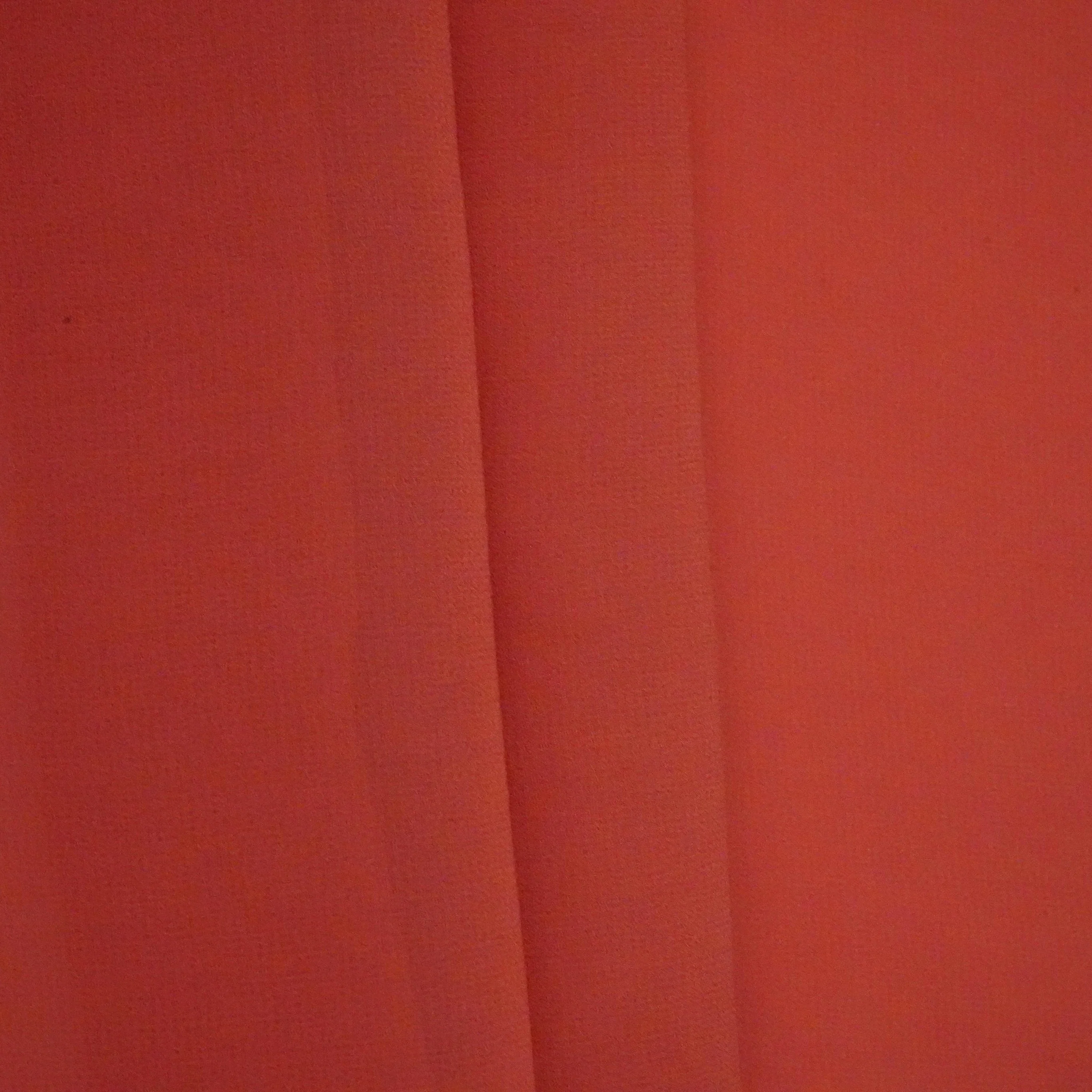 Classic Dusky Orange Solid Georgette Fabric VF-14085 - Image 5