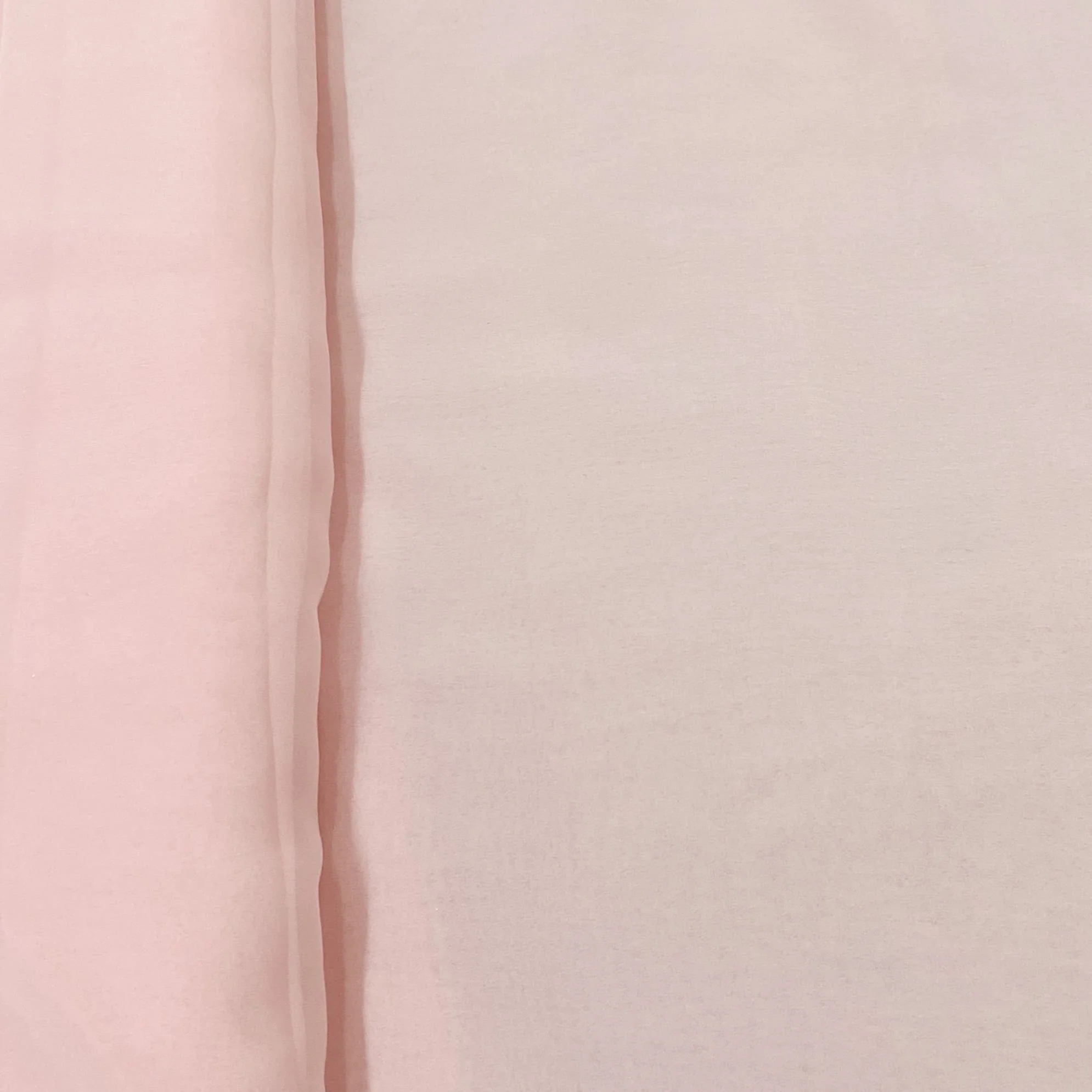 Classic Salmon Pink Solid Georgette Fabric - Image 3
