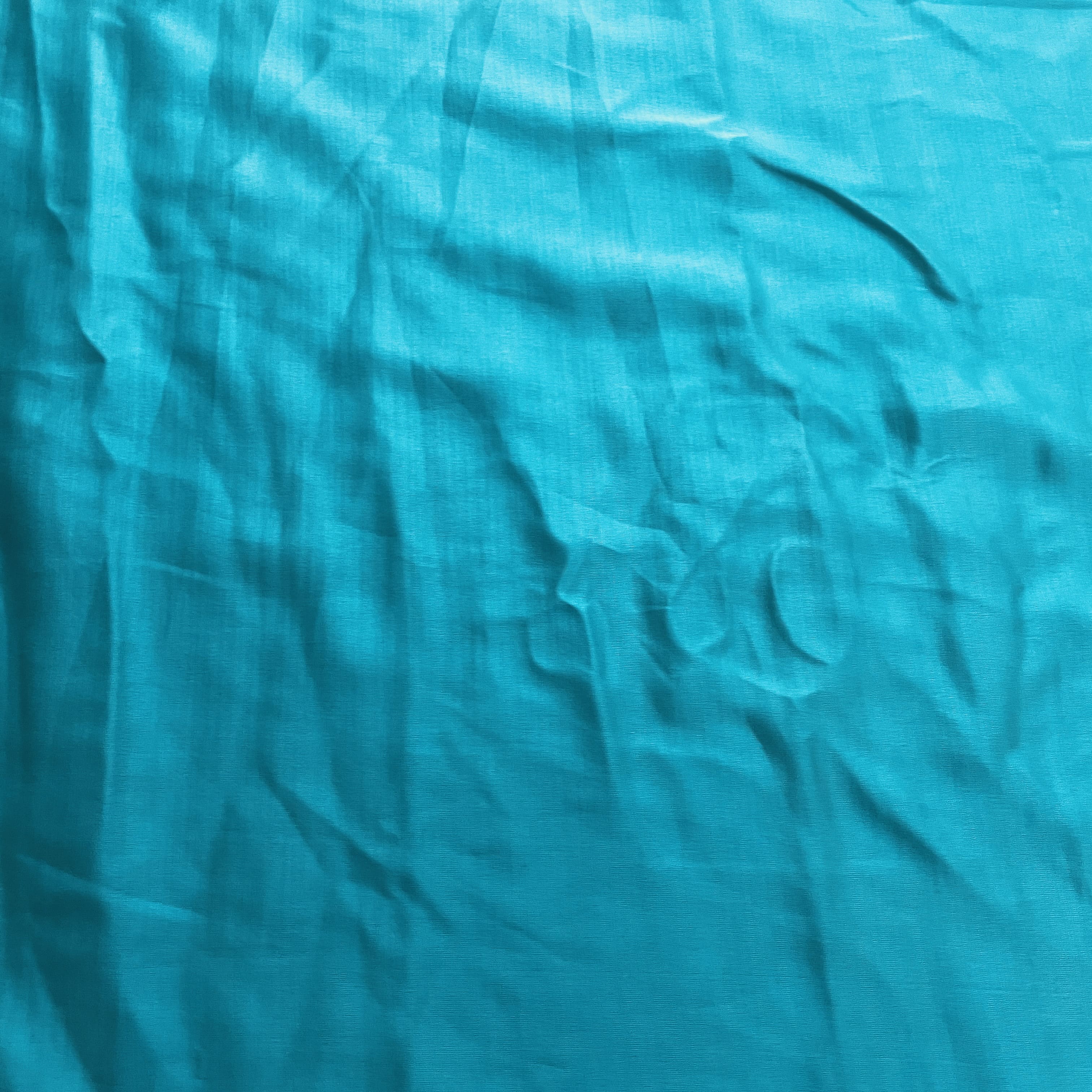 Classic Teal Green Solid Bemberg Silk - Image 3