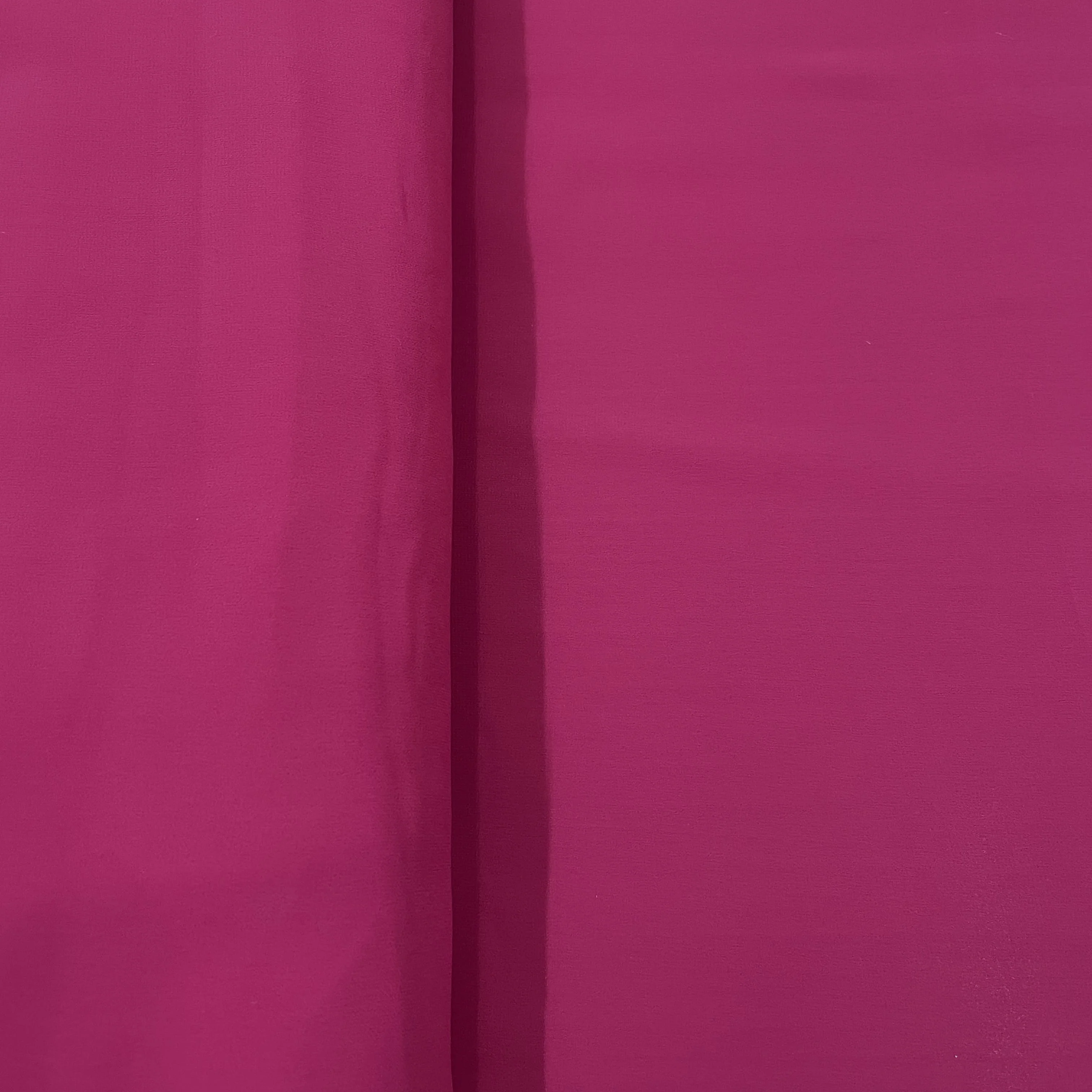Classic Watermelon Pink Solid Georgette Fabric - Image 3