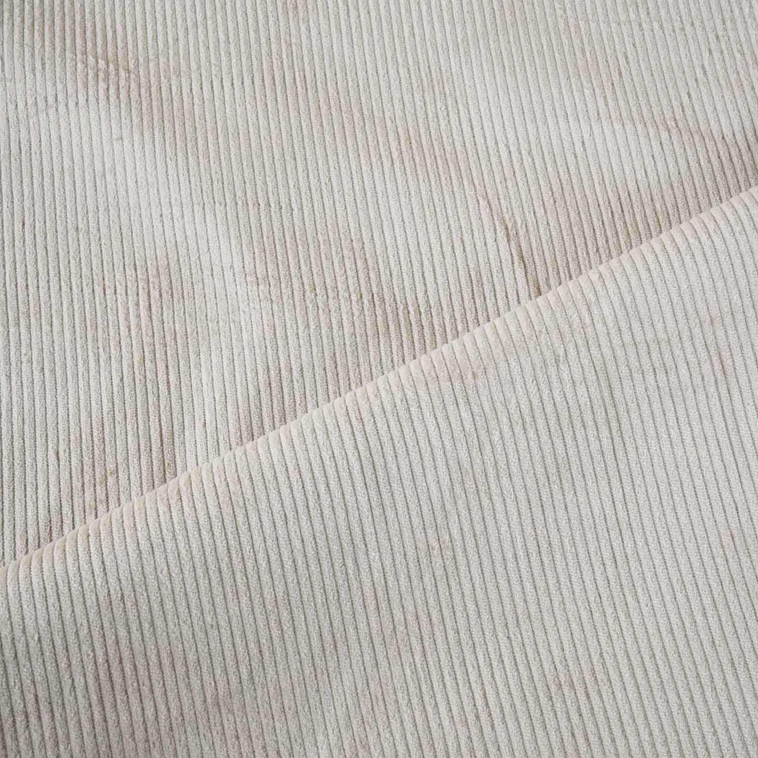 Cream Solid Corduroy Fabric EI-27971 - Image 3