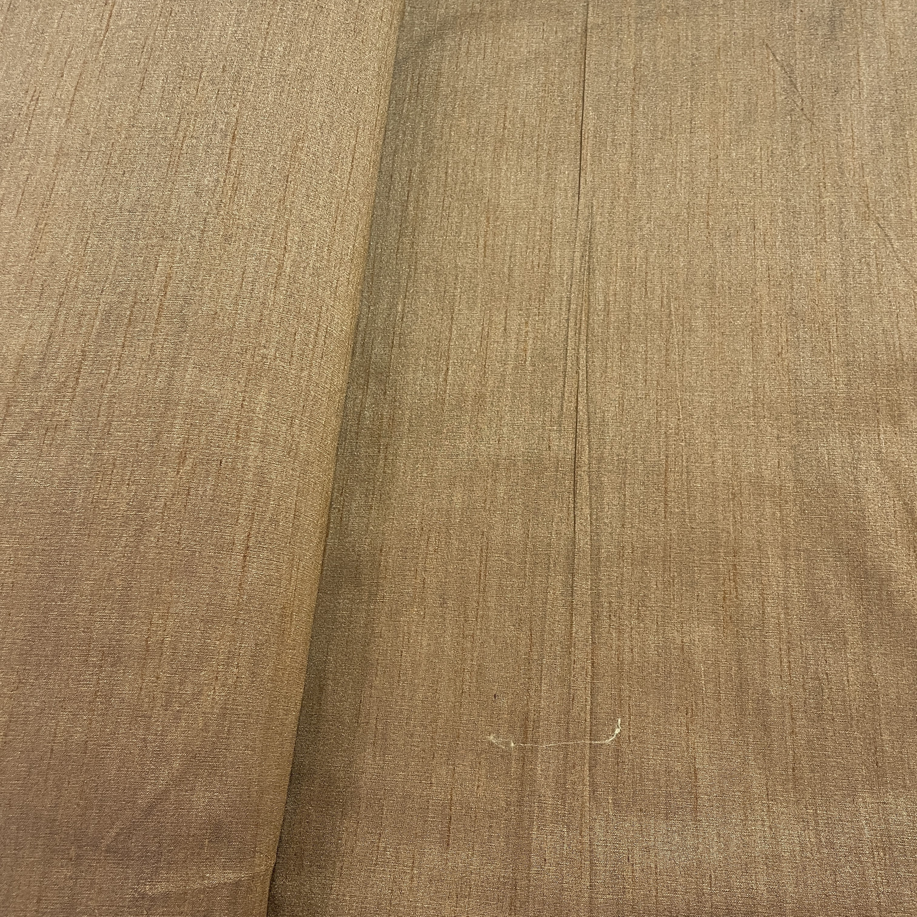 Dark Brown Solid Dupian Silk Fabric - Image 3