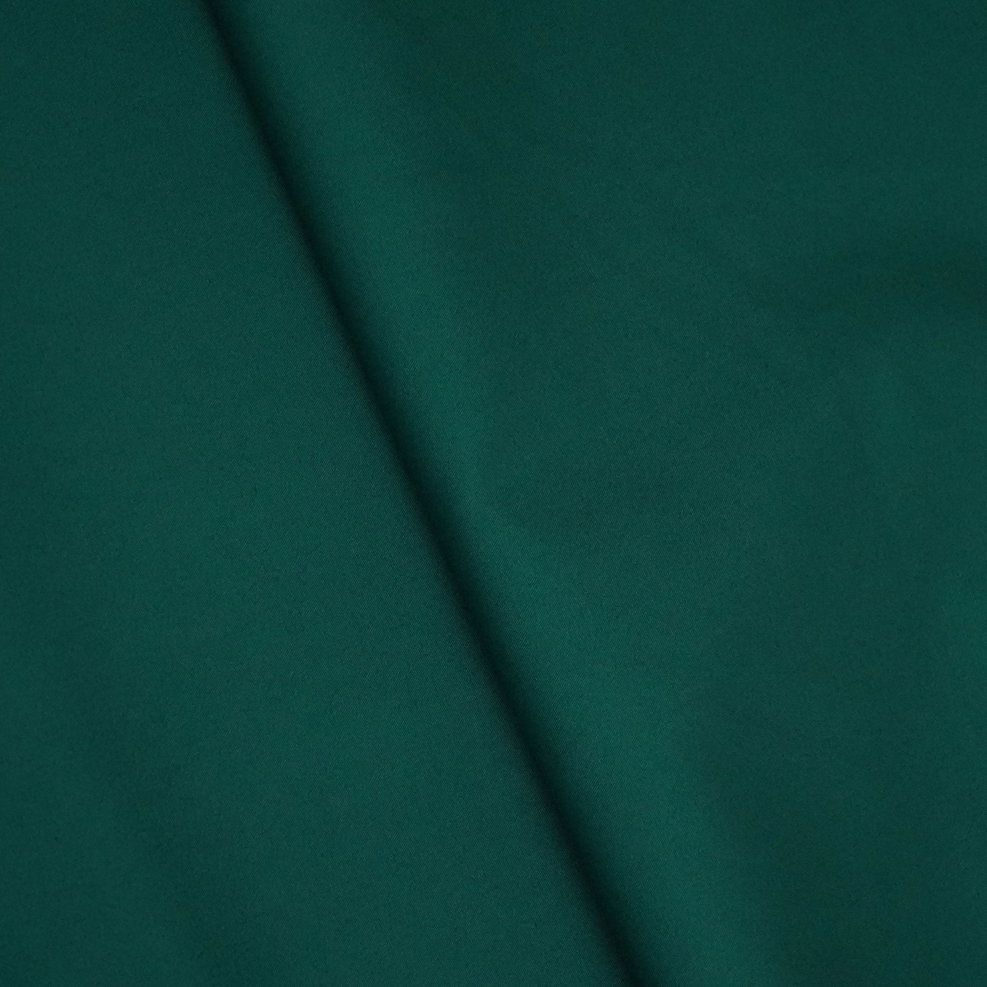 Dark Green Solid Poplin Fabric LSF-24285 - Image 2