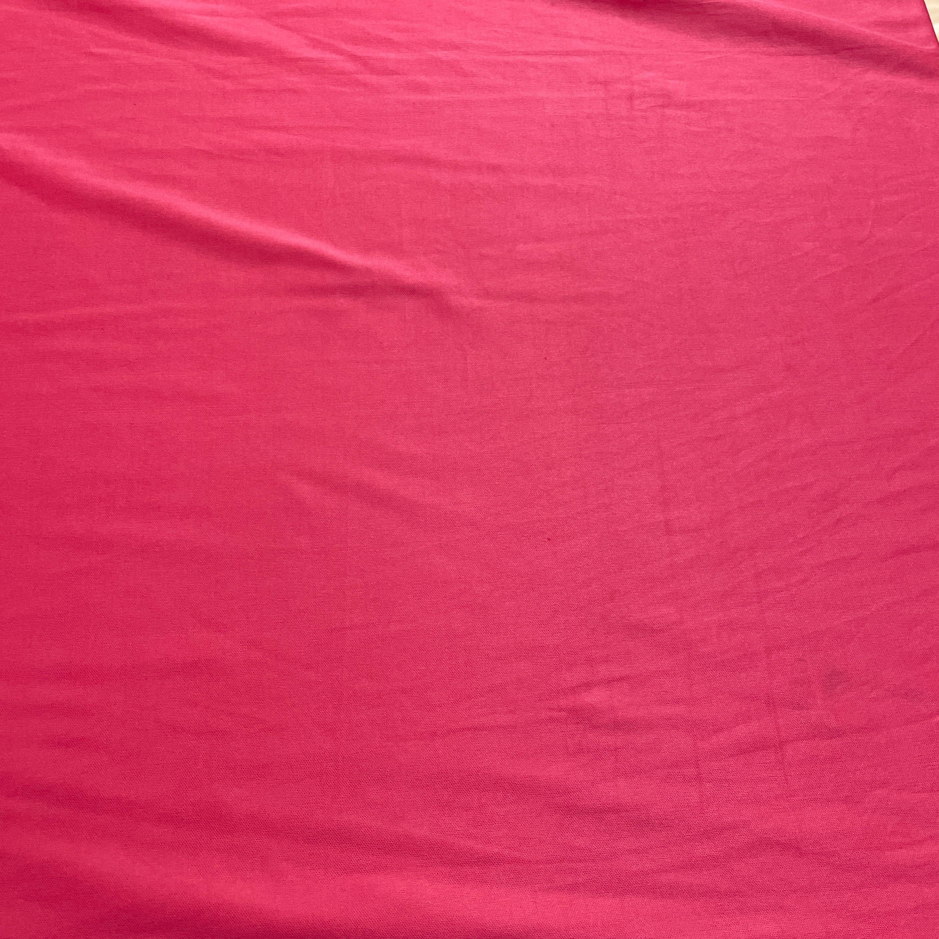Dark Hot Pink Solid Lycra Dyed Fabric - Image 2