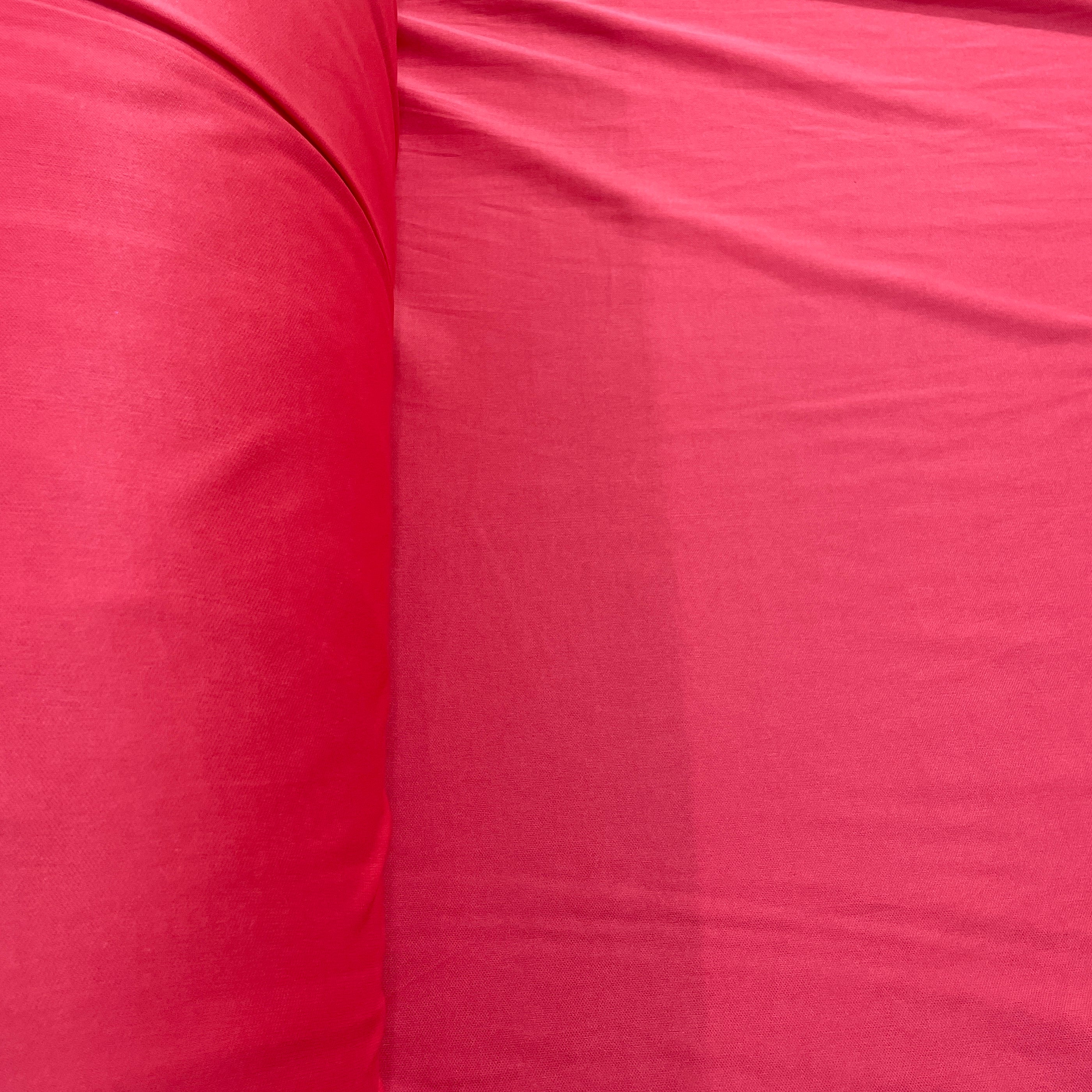 Dark Hot Pink Solid Lycra Dyed Fabric - Image 3