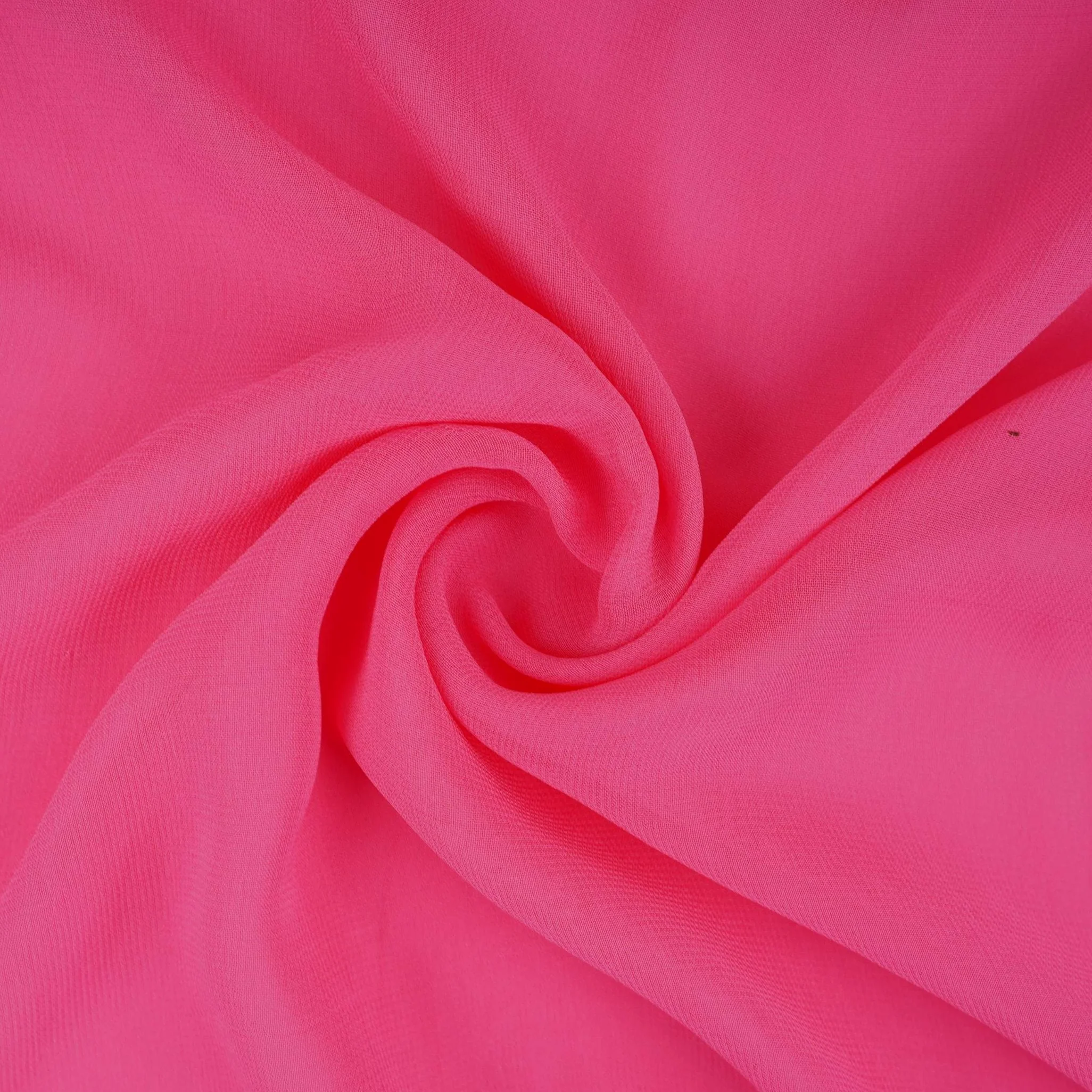 Dark Pink Solid 60gm Georgette Fabric SSMG-06 - Image 3