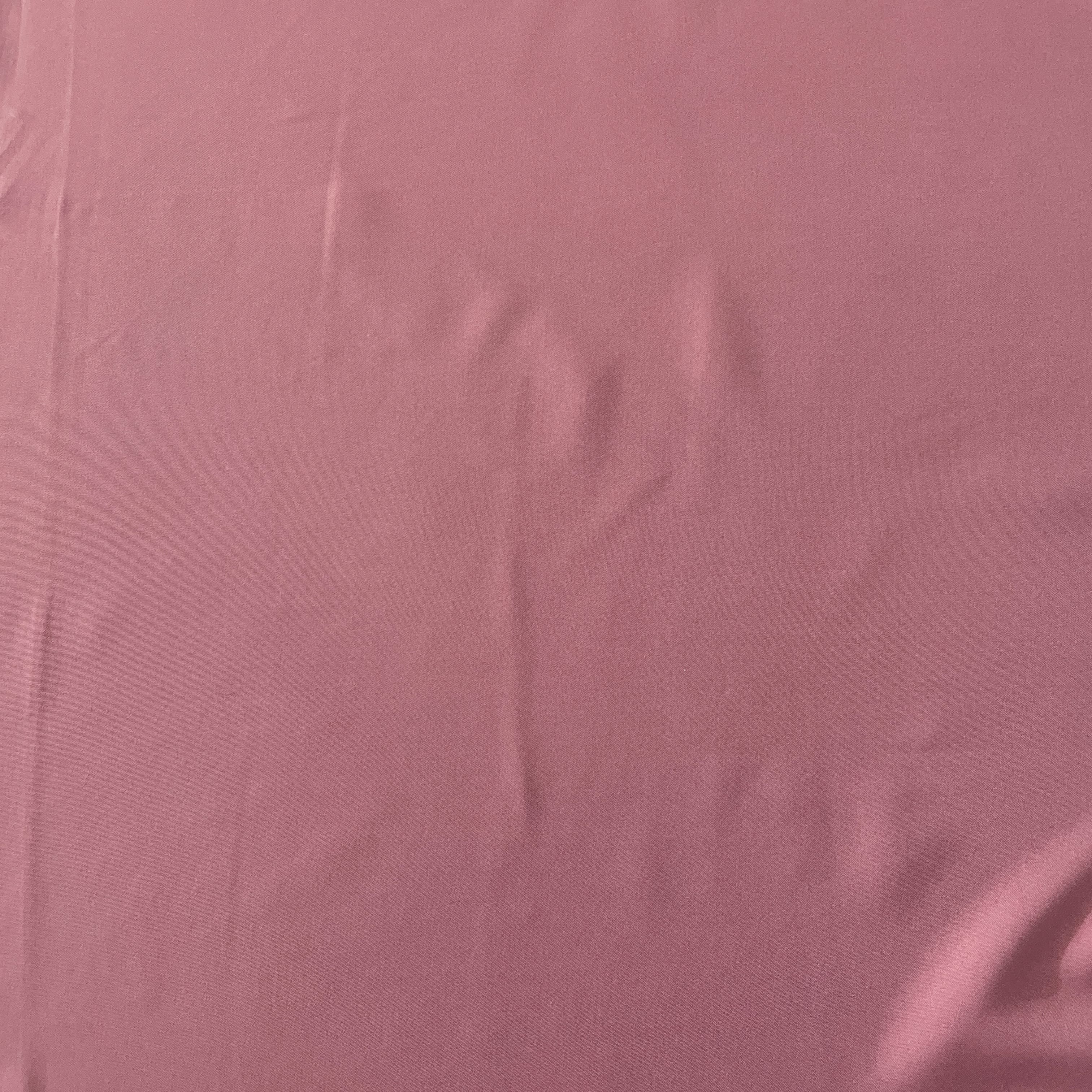 Dark Pink Solid Butter Crepe Fabric - Image 2