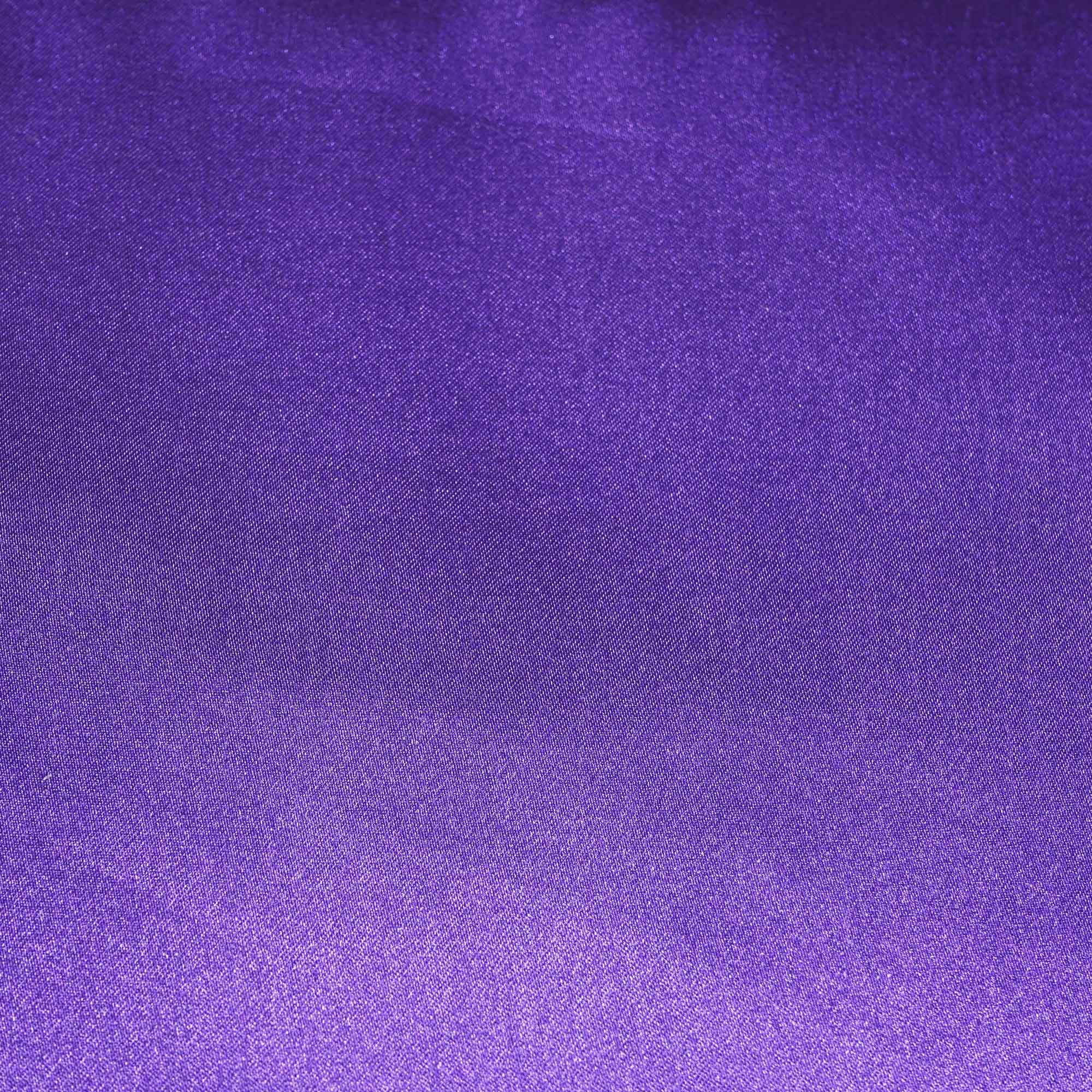 Dark Purple Solid Satin TU 3299 - Image 4