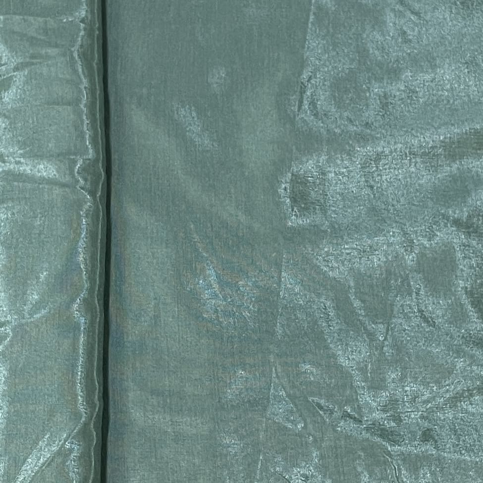 Dark Sage Green Solid Shantoon Fabric - Image 3