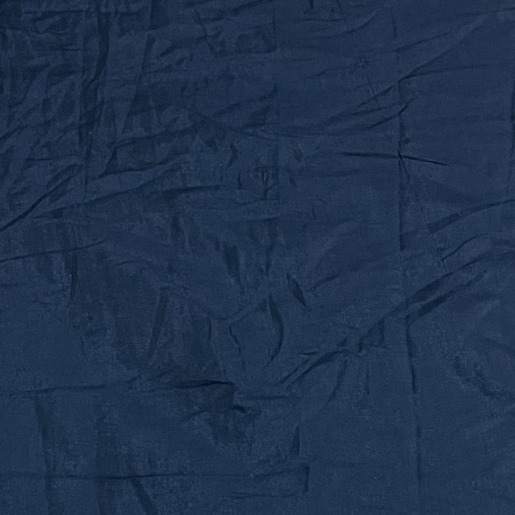 Dark Teal Blue Solid Shantoon Fabric - Image 2