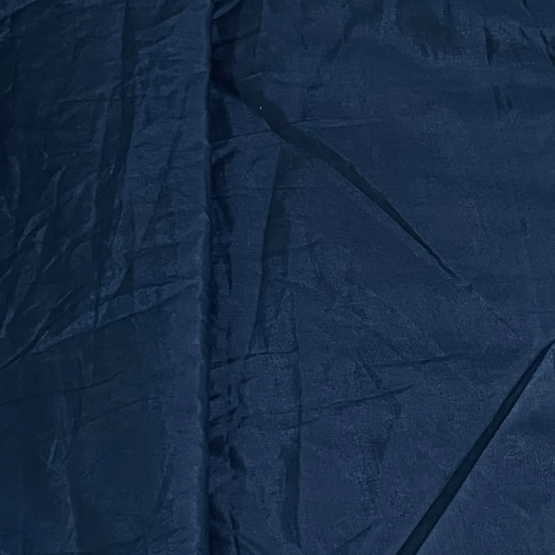 Dark Teal Blue Solid Shantoon Fabric - Image 3
