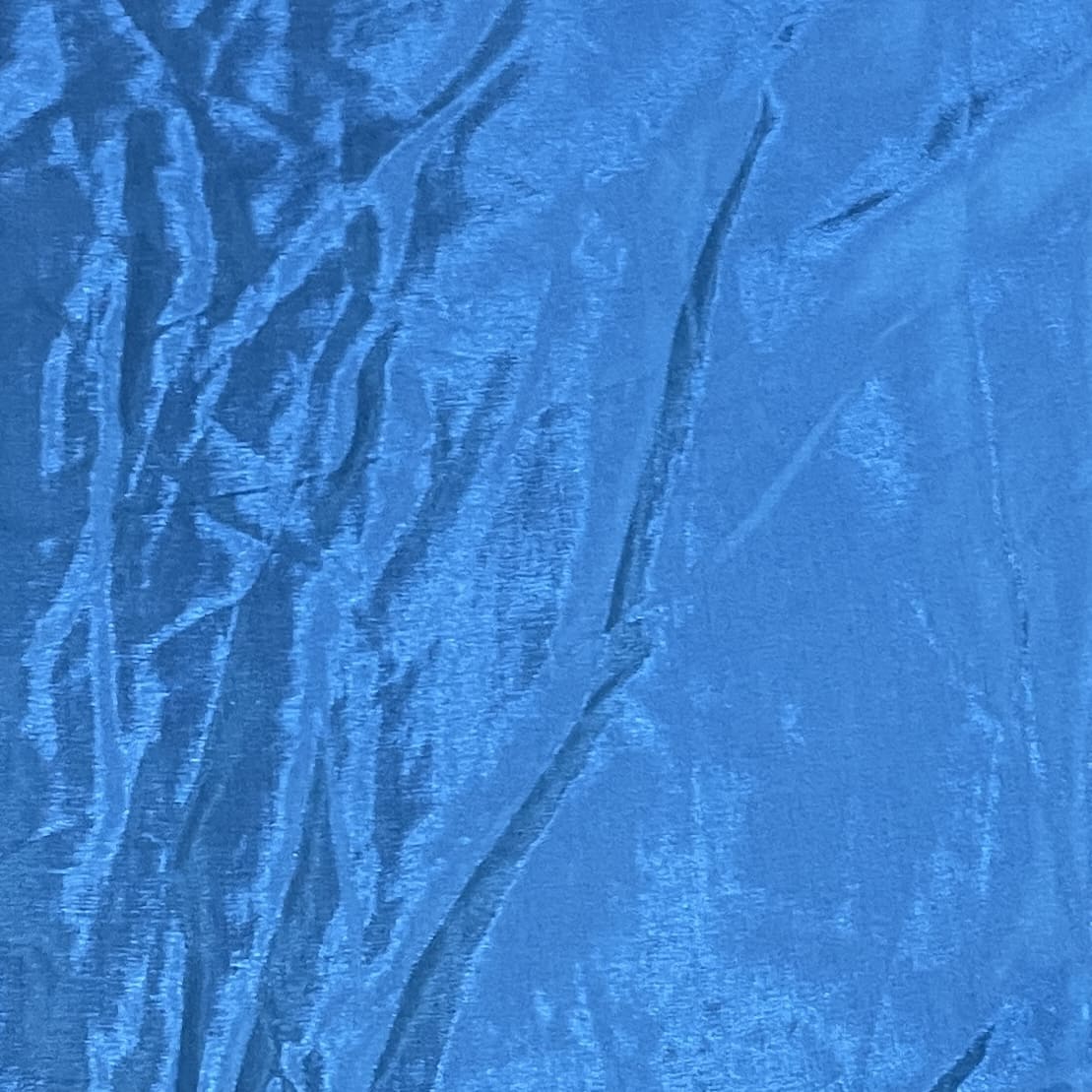 Dodger Blue Solid Shantoon Fabric - Image 2