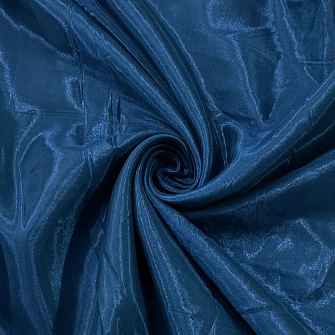 Dusky Teal Blue Solid Shantoon Fabric