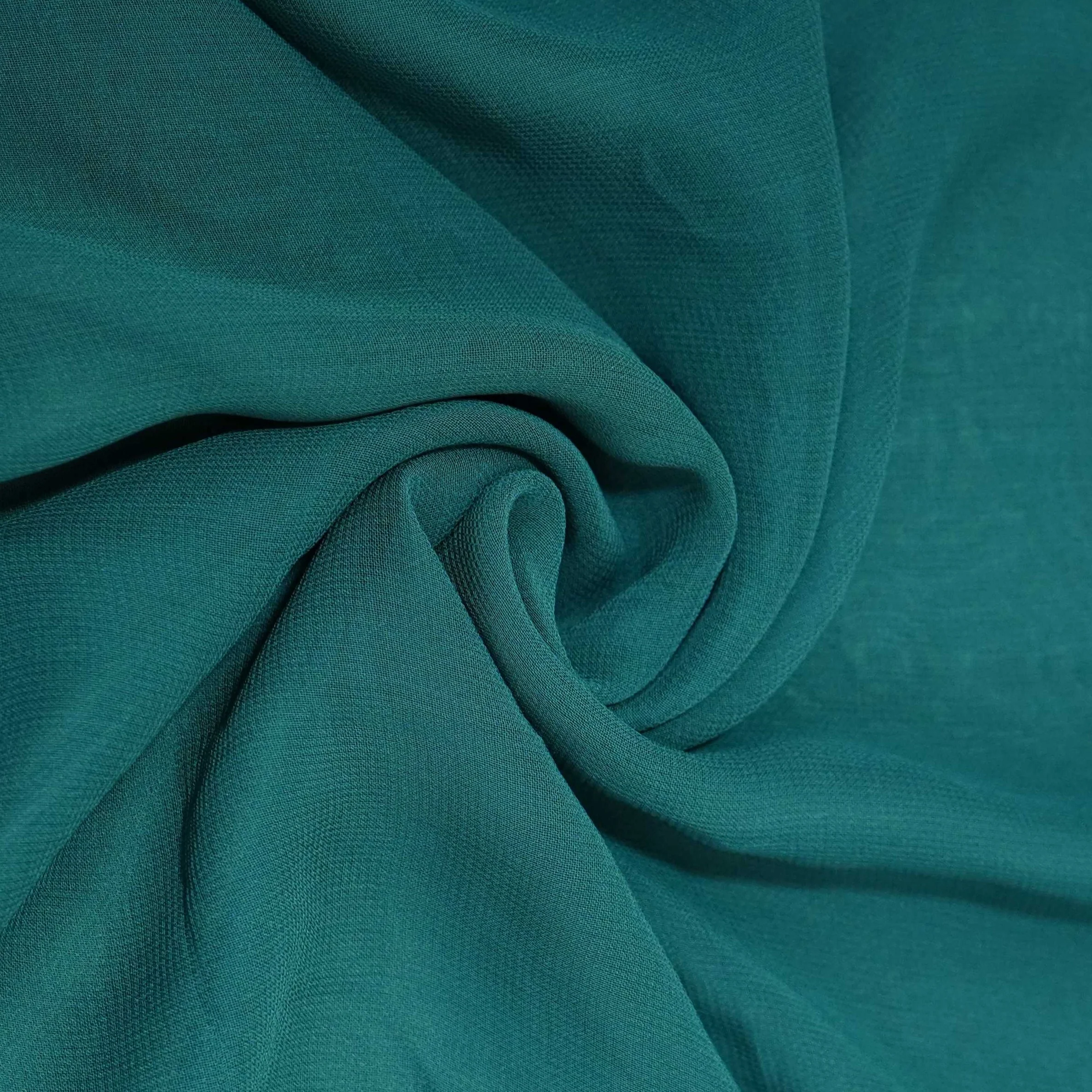 Dusty Green Solid Royal Georgette Fabric MKR-16 - Image 3