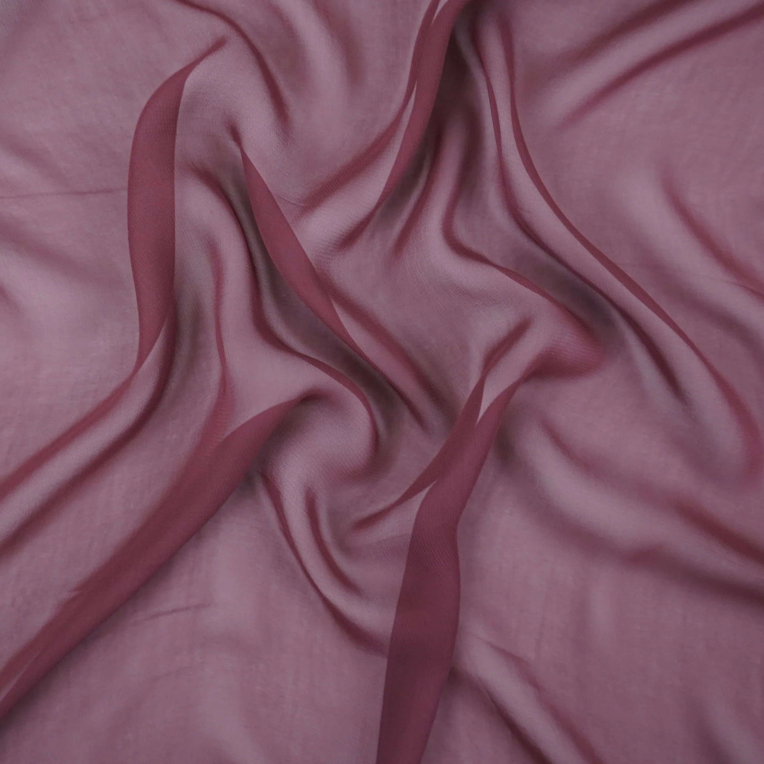 Dusty Rose Solid 60gm Georgette Fabric SSMG-21 - Image 2